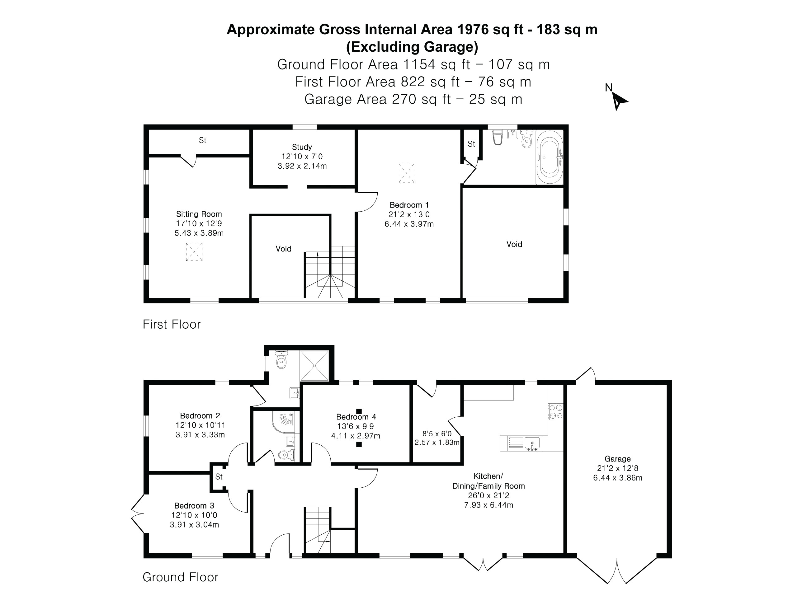 The Oak Barn, 80, Edgeway Road, Oxford floorplan