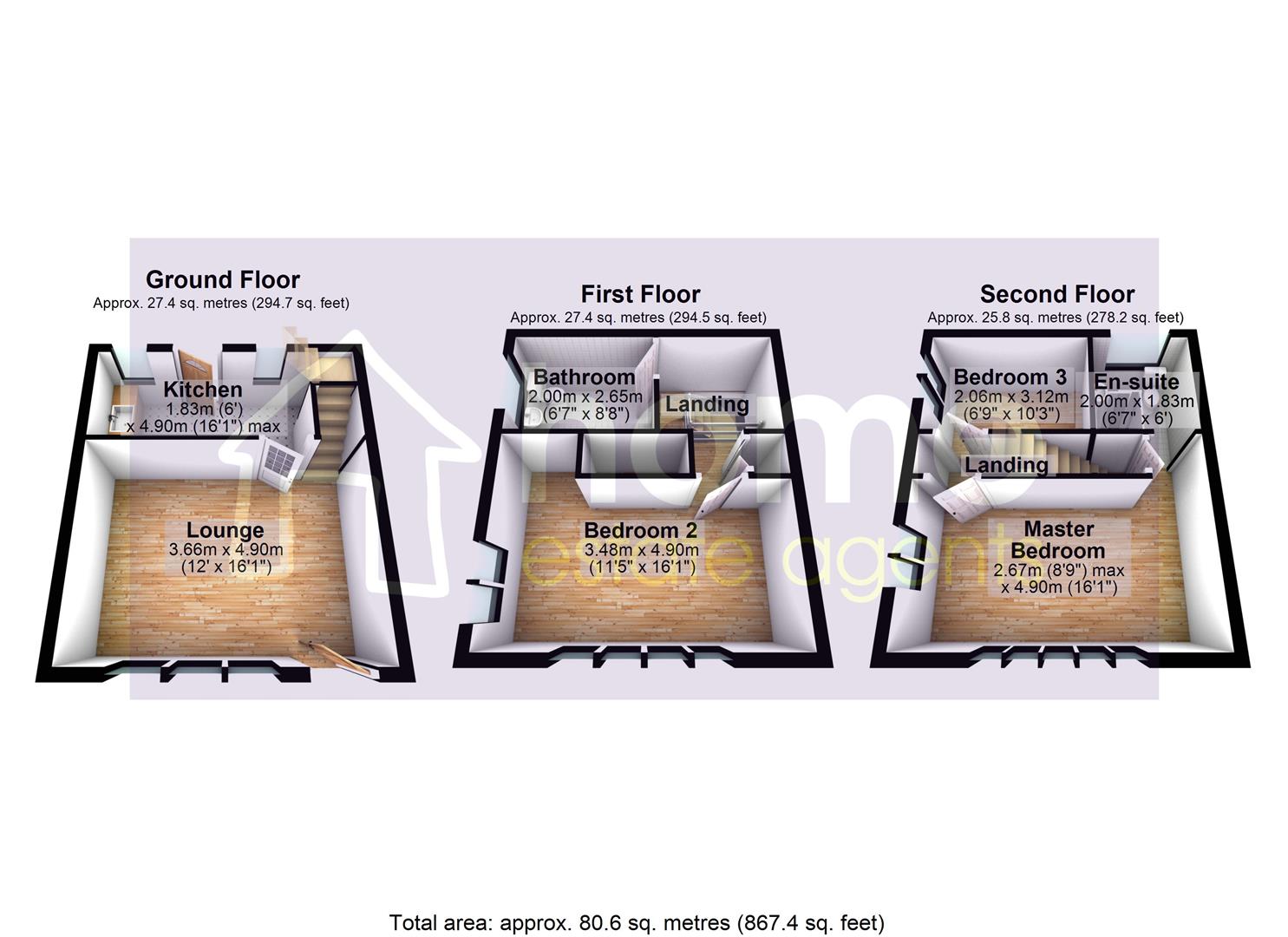 Holly Bank Cottage, 403, Wakefield Road, Stalybridge floorplan
