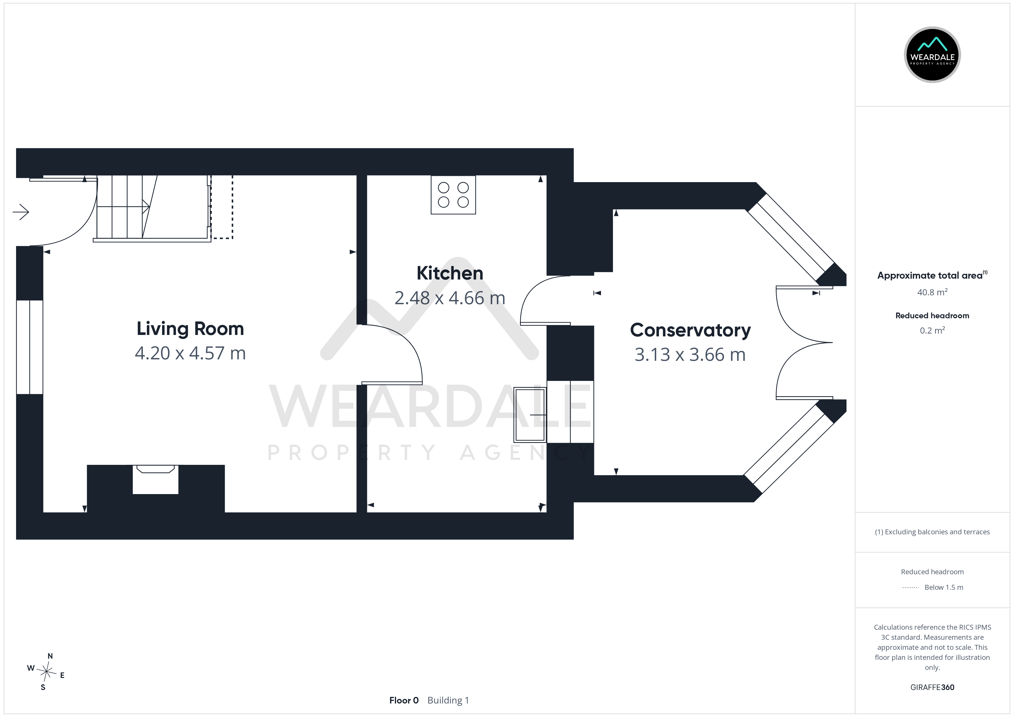 6, School Street, Crook floorplan