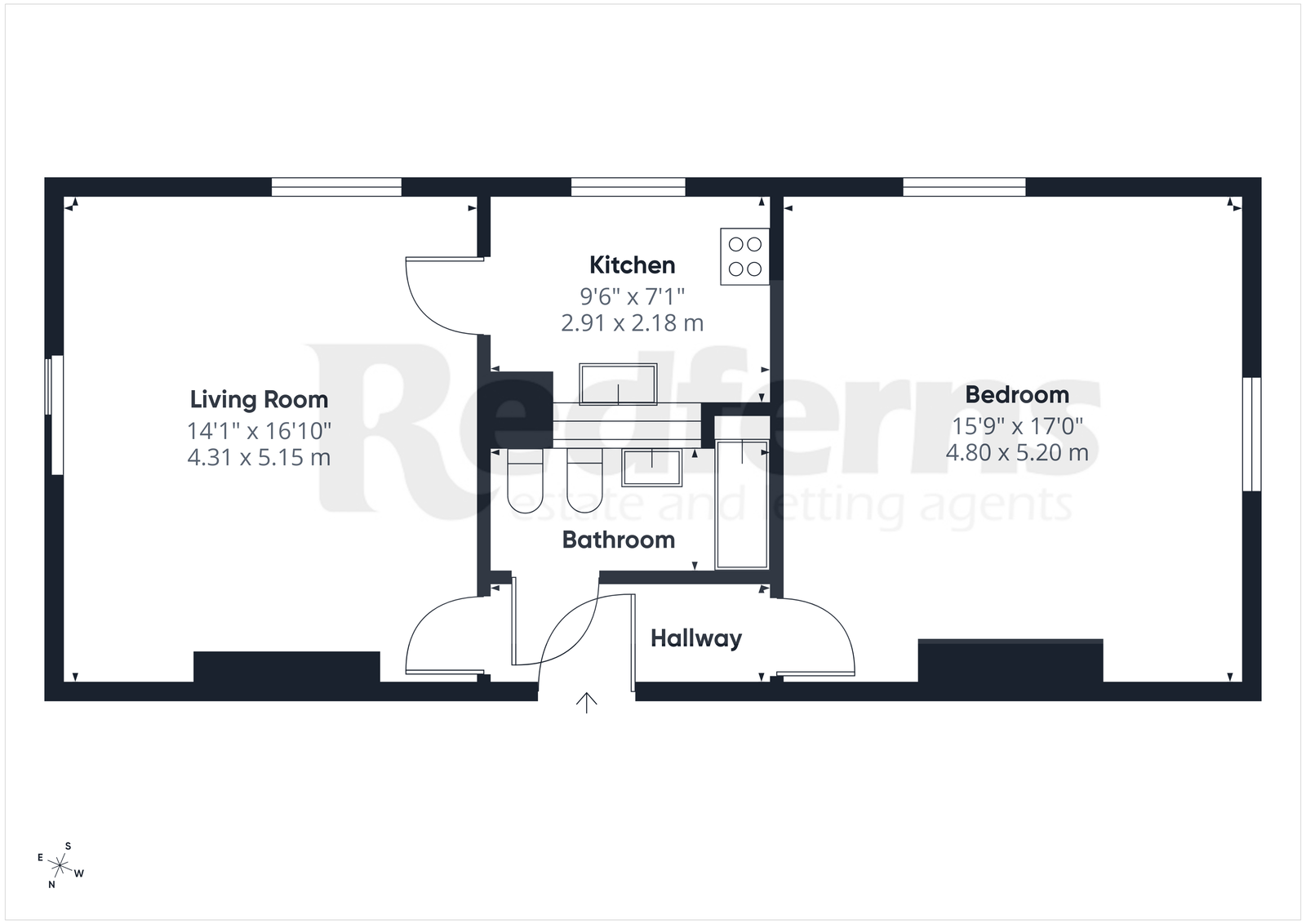 Powys House,Flat 8, All Saints Road, Sidmouth floorplan