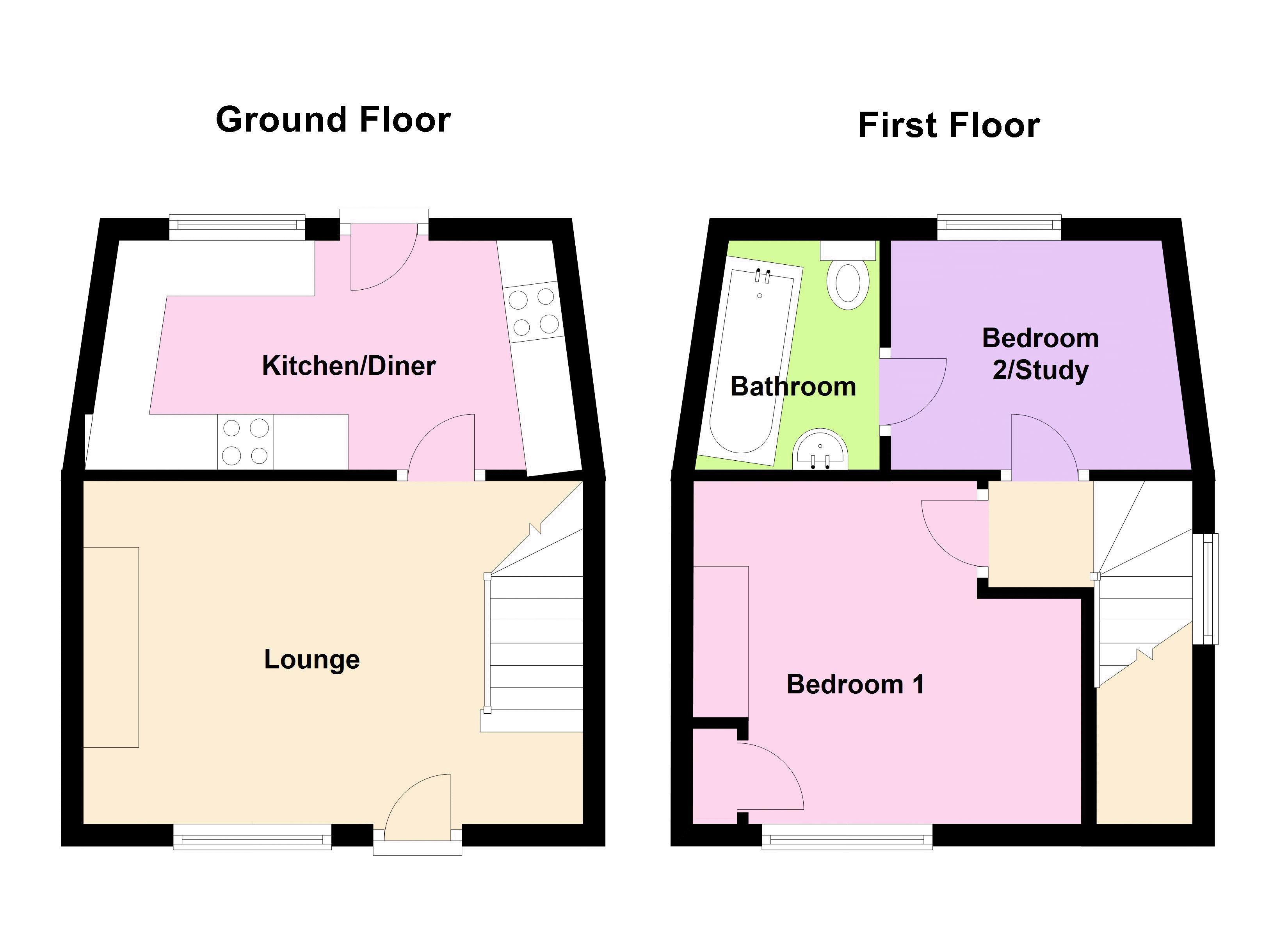 2 Bedrooms Semi-detached house to rent in Warminster Road, Westbury BA13