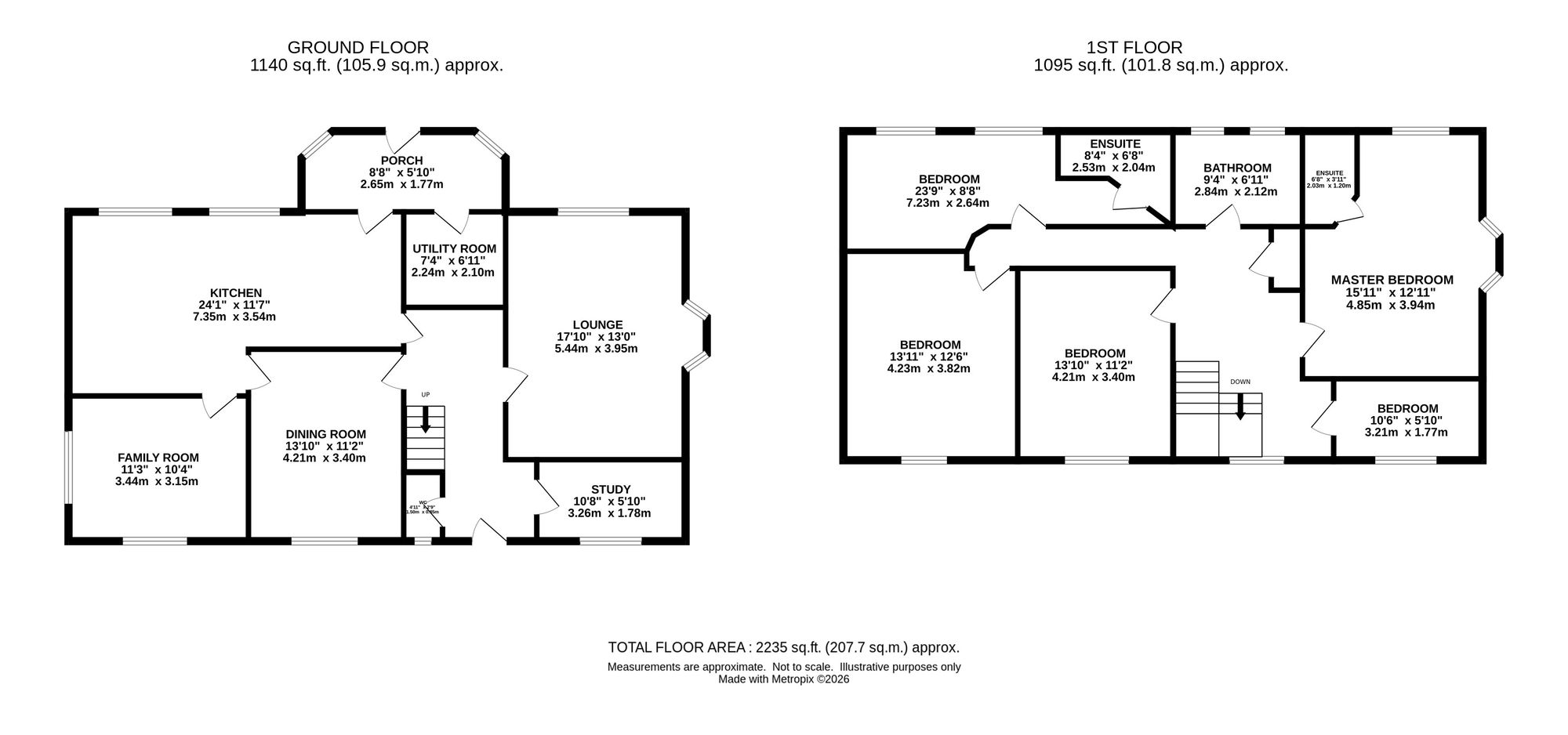 4 Beech Hall Drive, Macclesfield floorplan