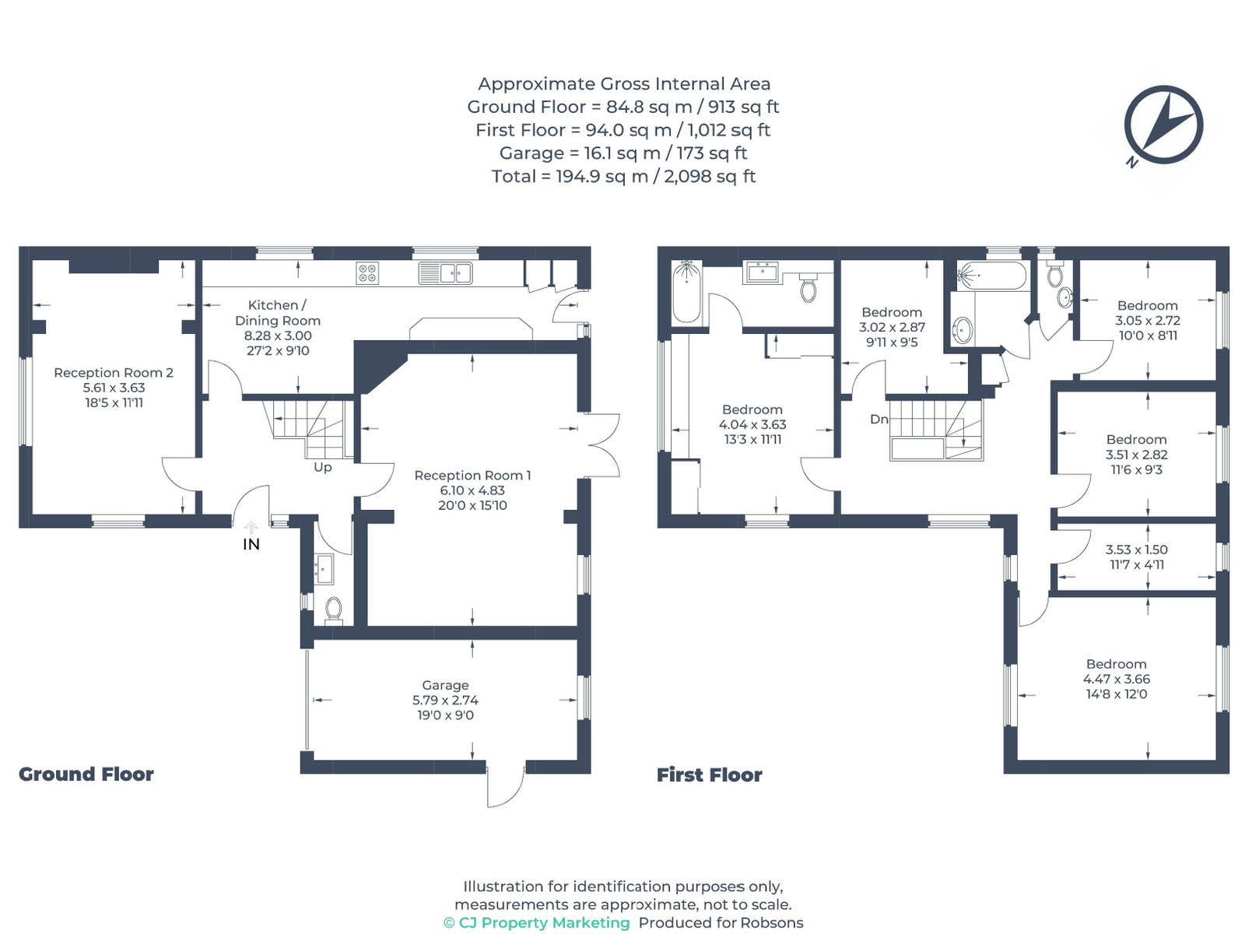 4, Oxhey Road, Watford floorplan
