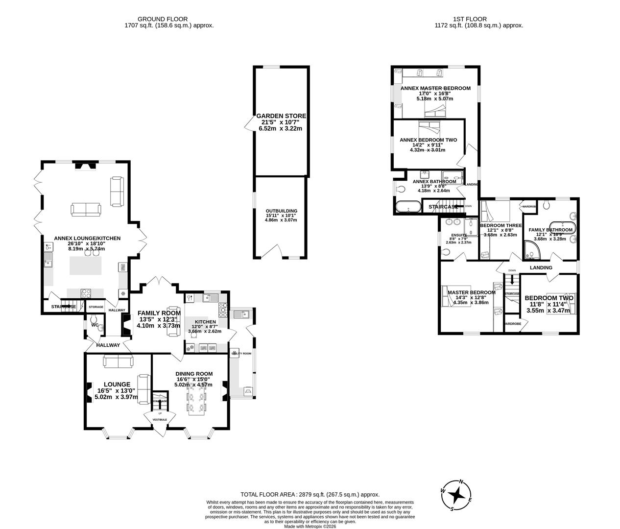 Moss Farm, Sandy Lane, Chorley floorplan