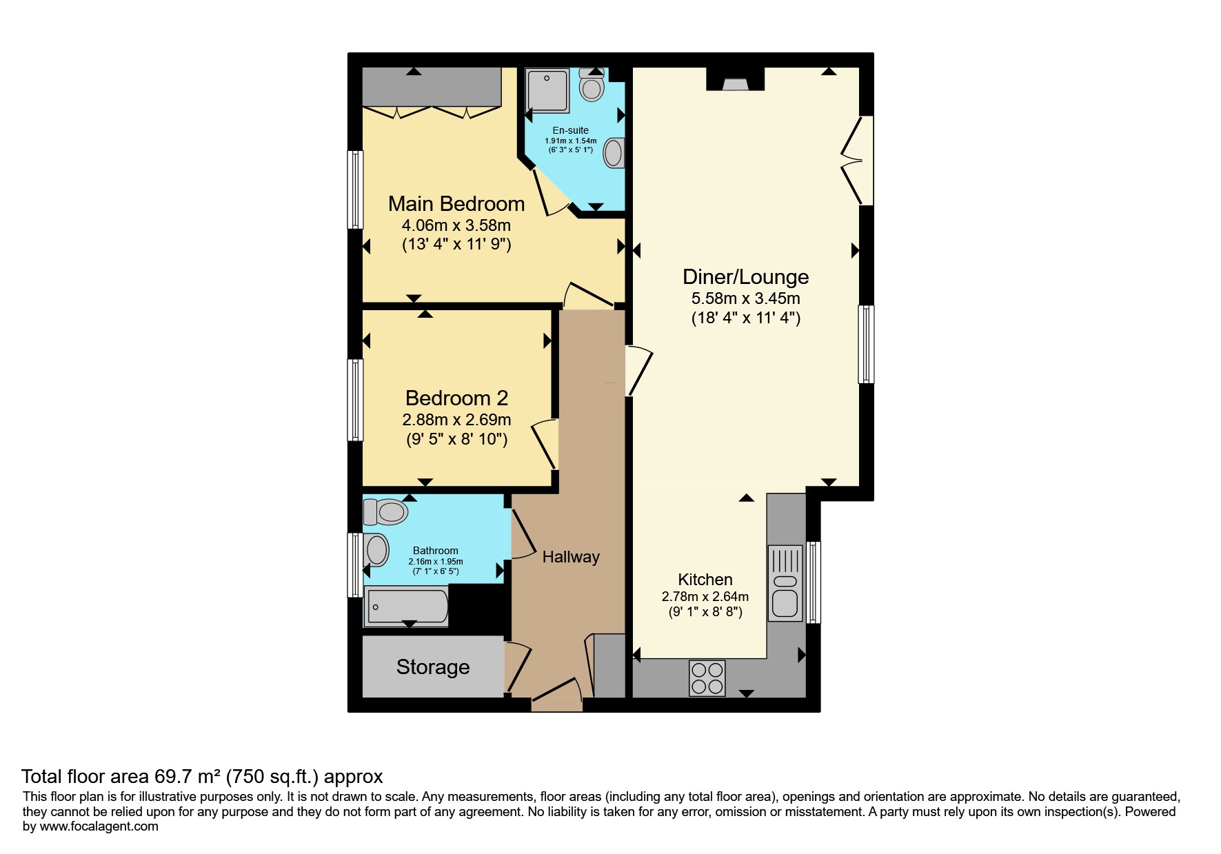 Durham Way, Rotherham floorplan
