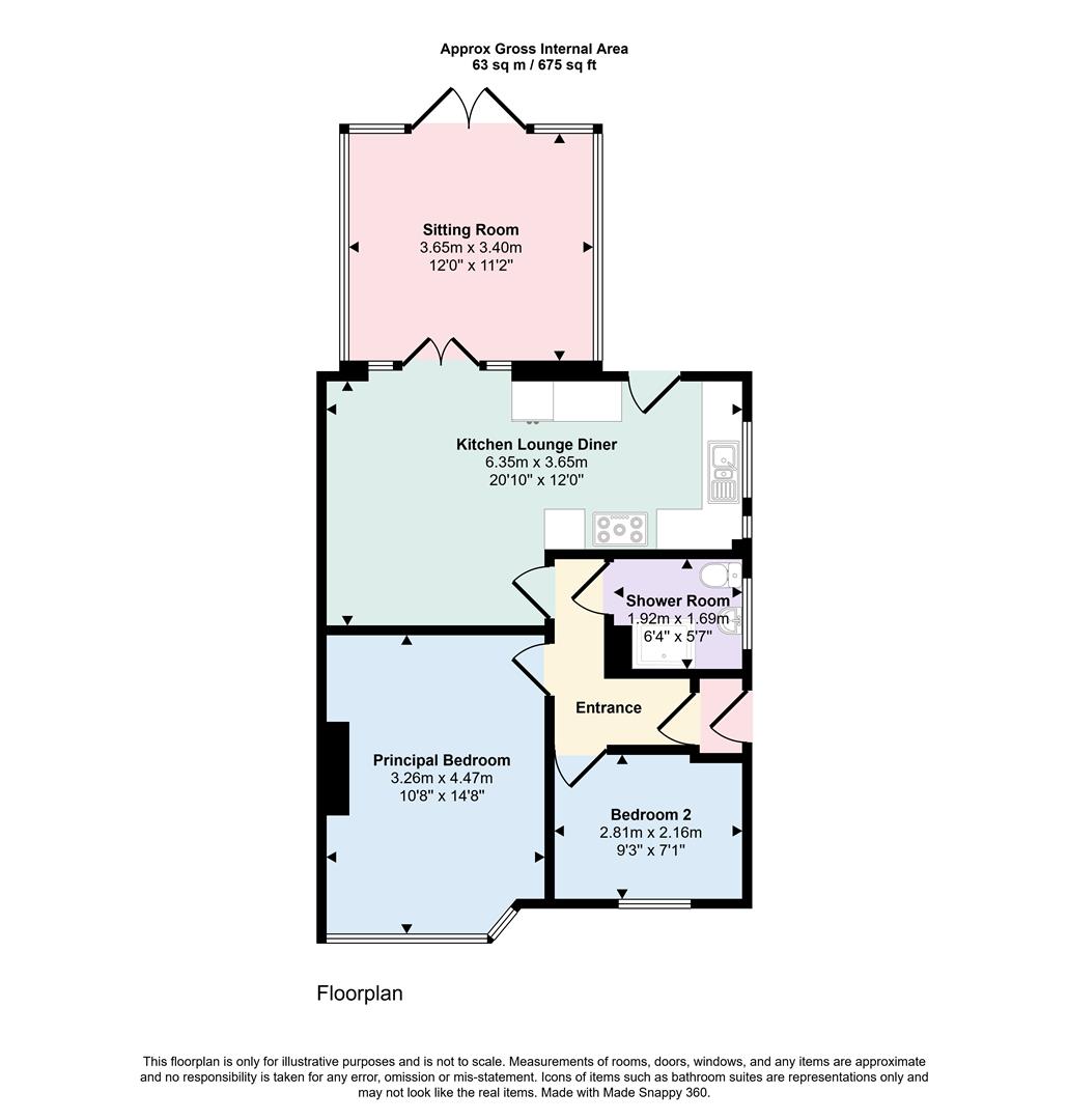 41, Nuneaton Road, Bulkington floorplan