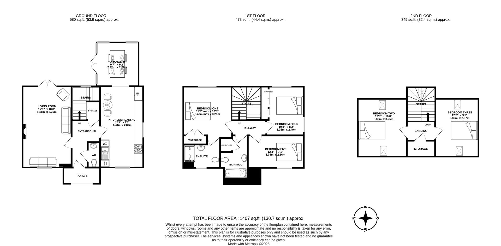 1, Grace Walk, Swindon floorplan