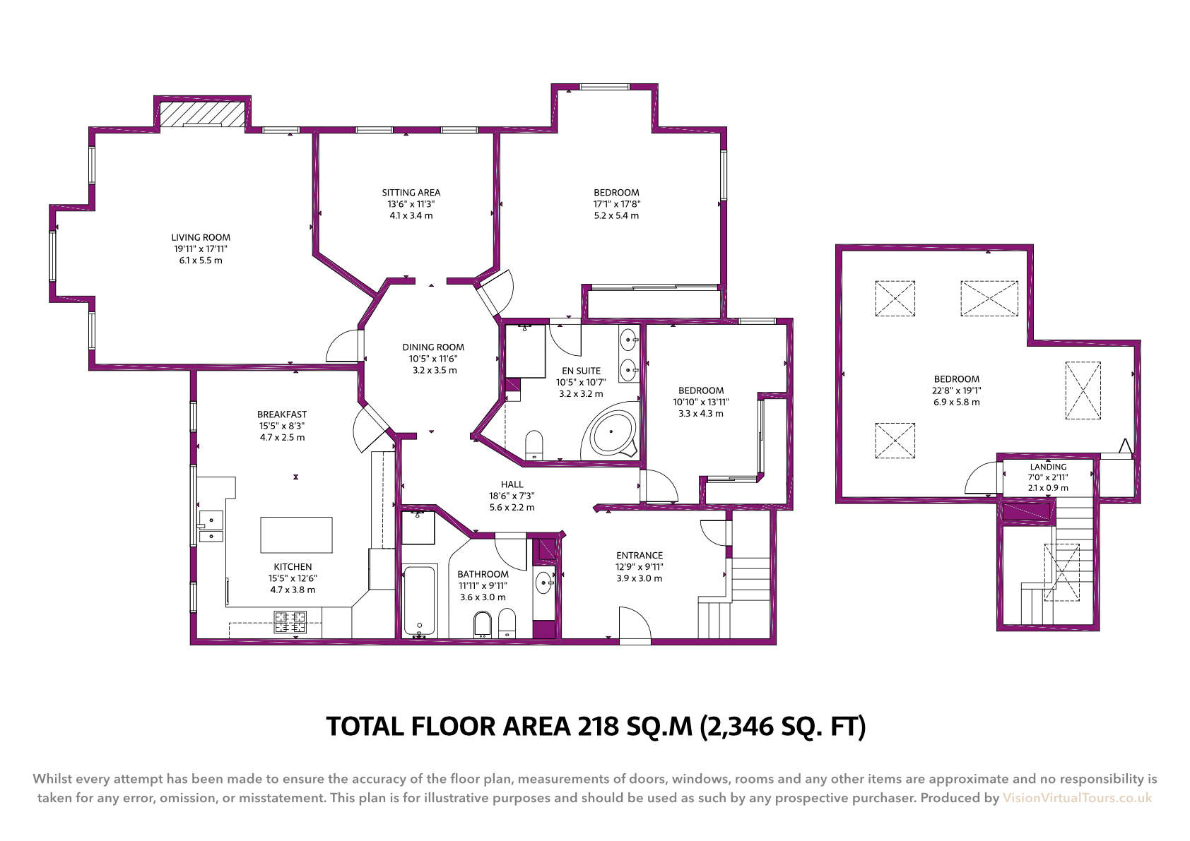 Flat 6, Broomleigh,, Booth Road, Greater Manchester floorplan