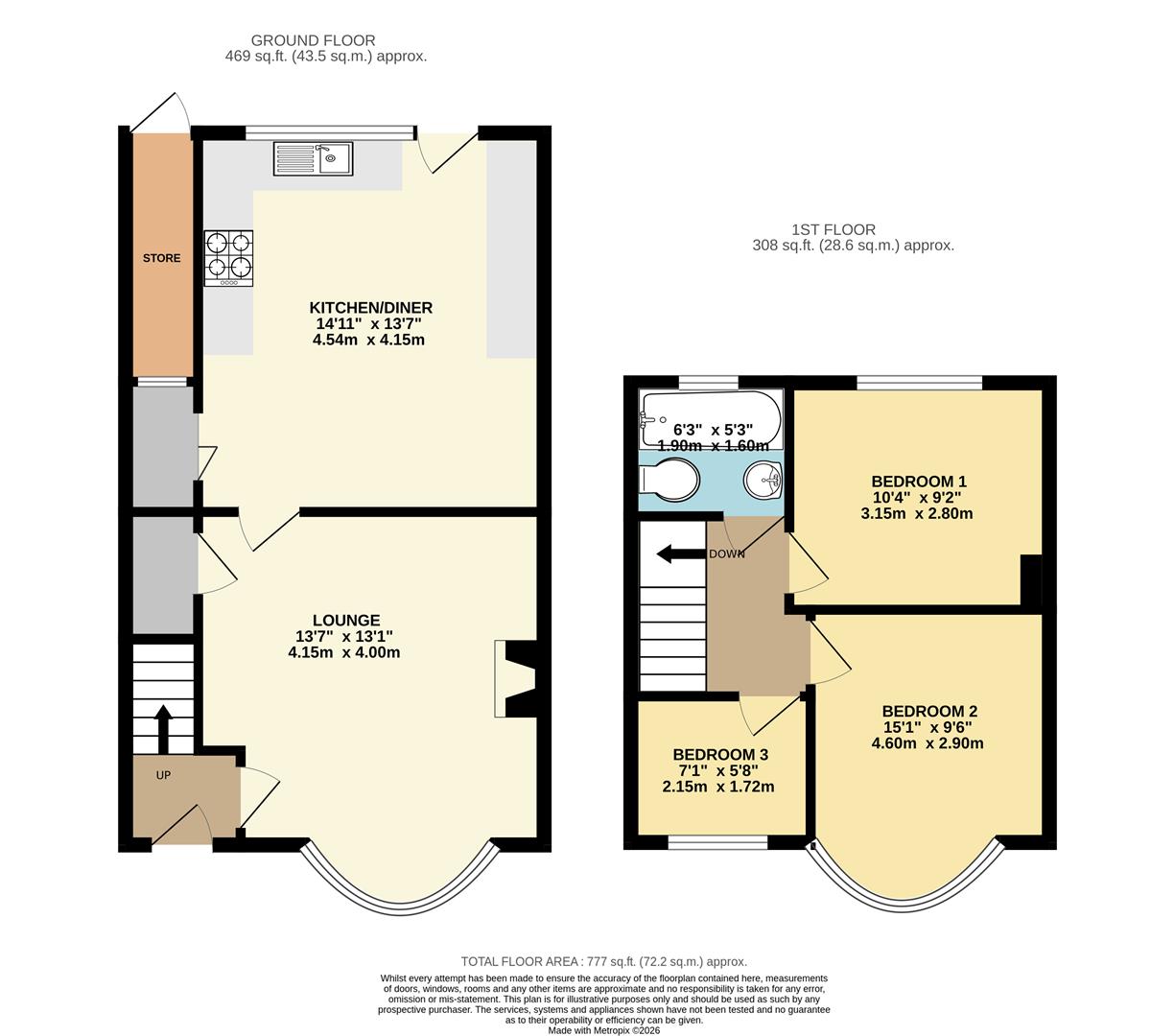 30, Lascelles Avenue, WITHERNSEA floorplan