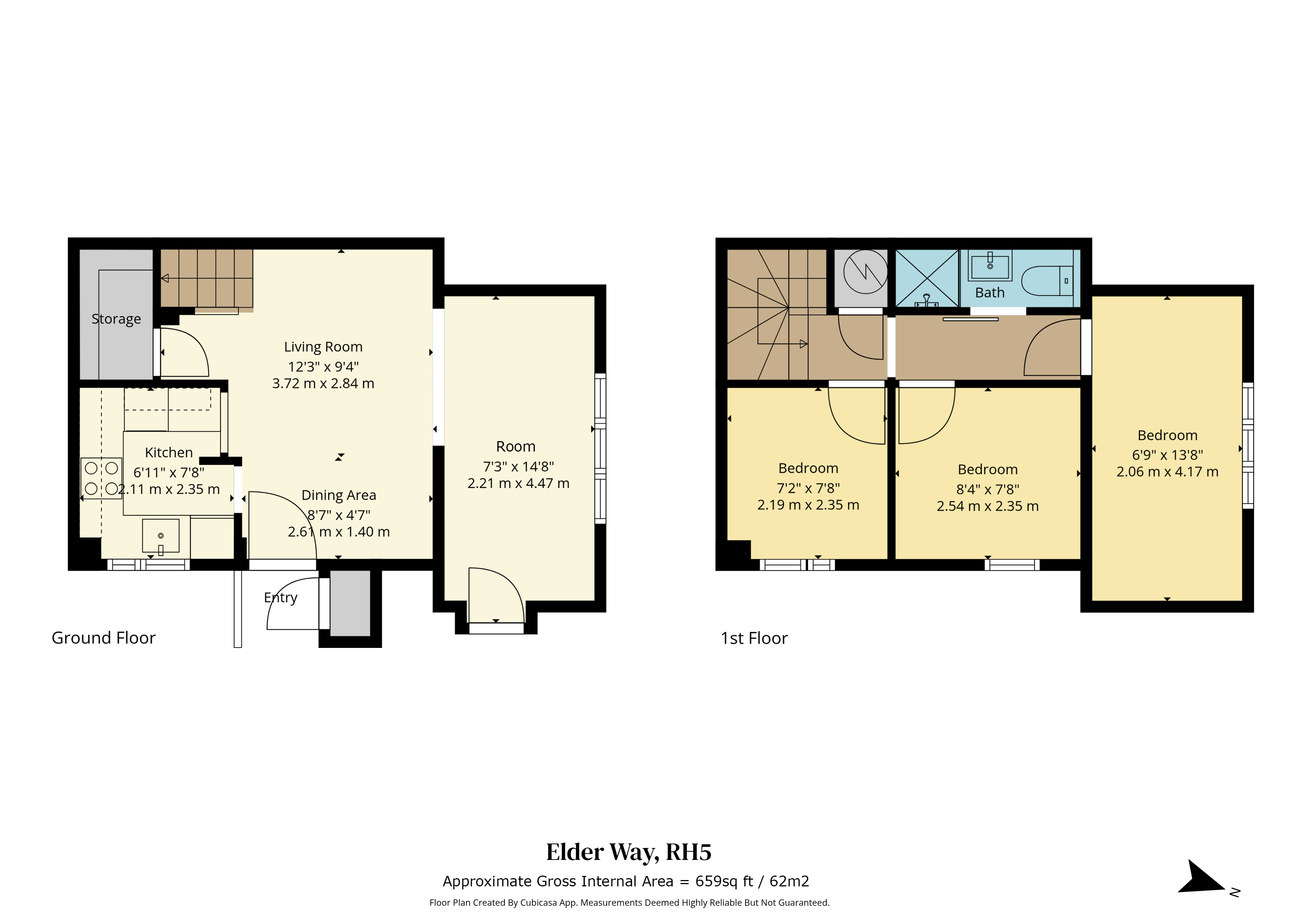 27, Elder Way, Dorking floorplan