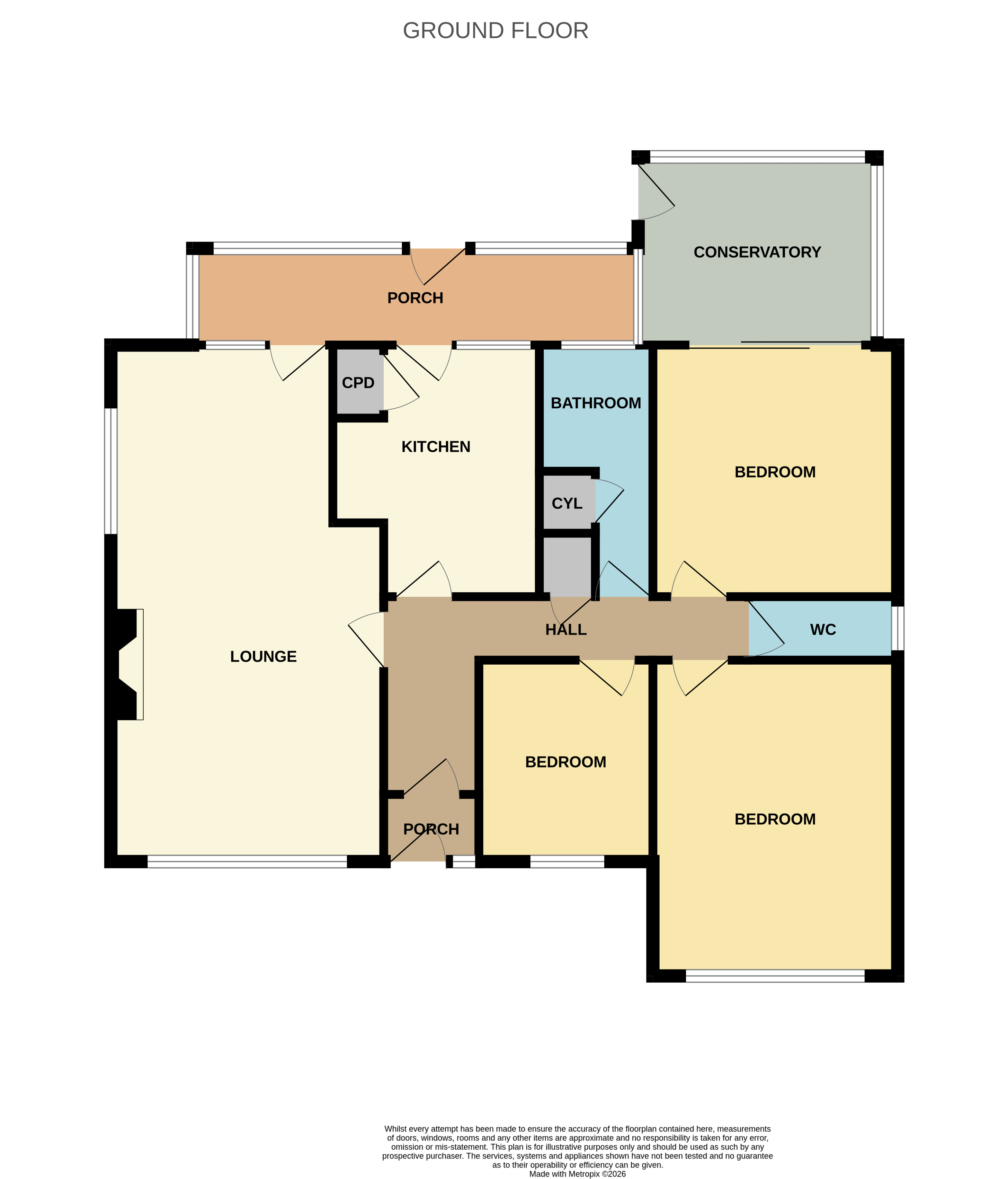 5, Hackness Gardens, Scarborough floorplan