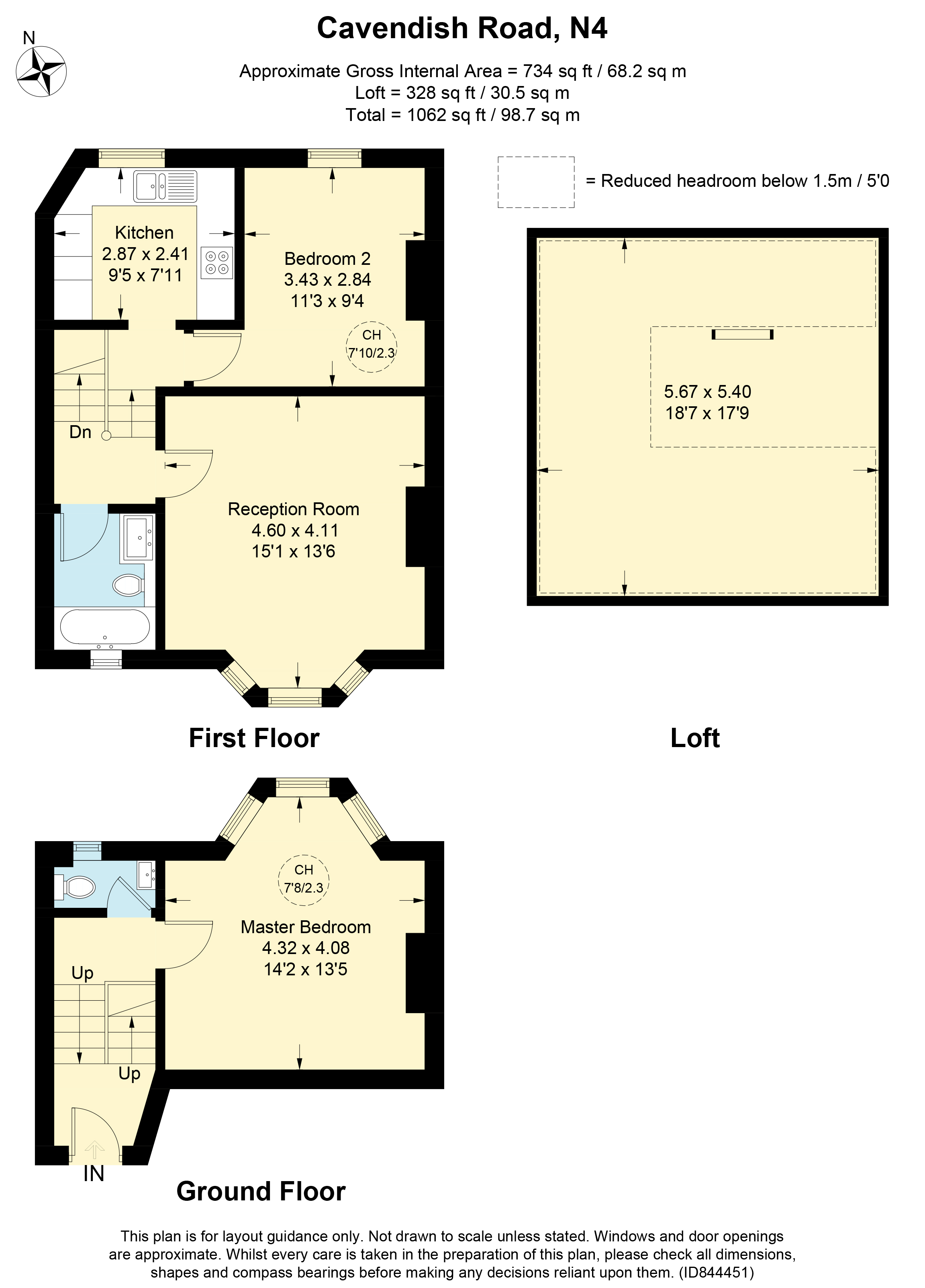 Cavendish Road, London N4, 2 bedroom for sale 61116600
