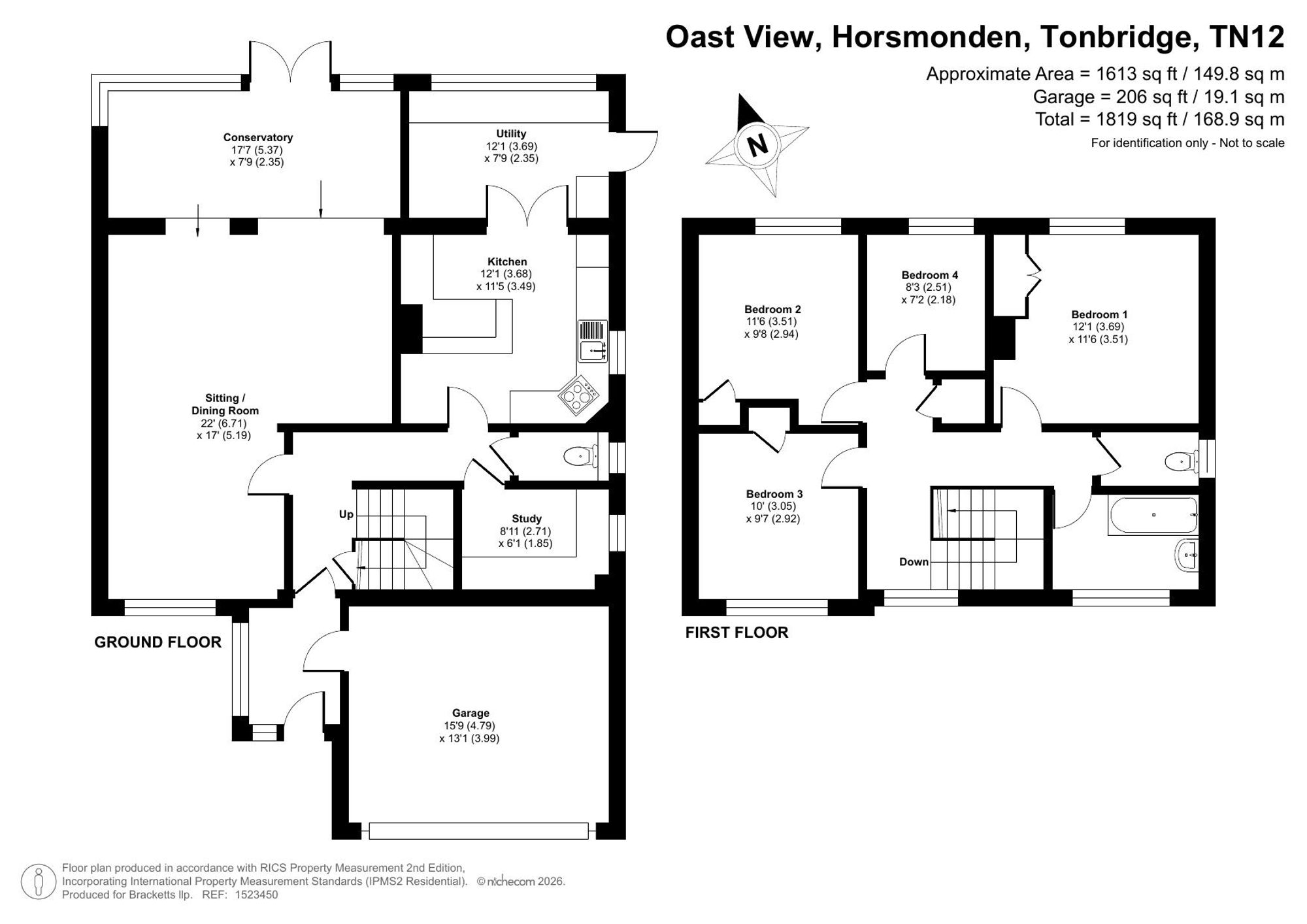 5 Oast View, Tonbridge floorplan