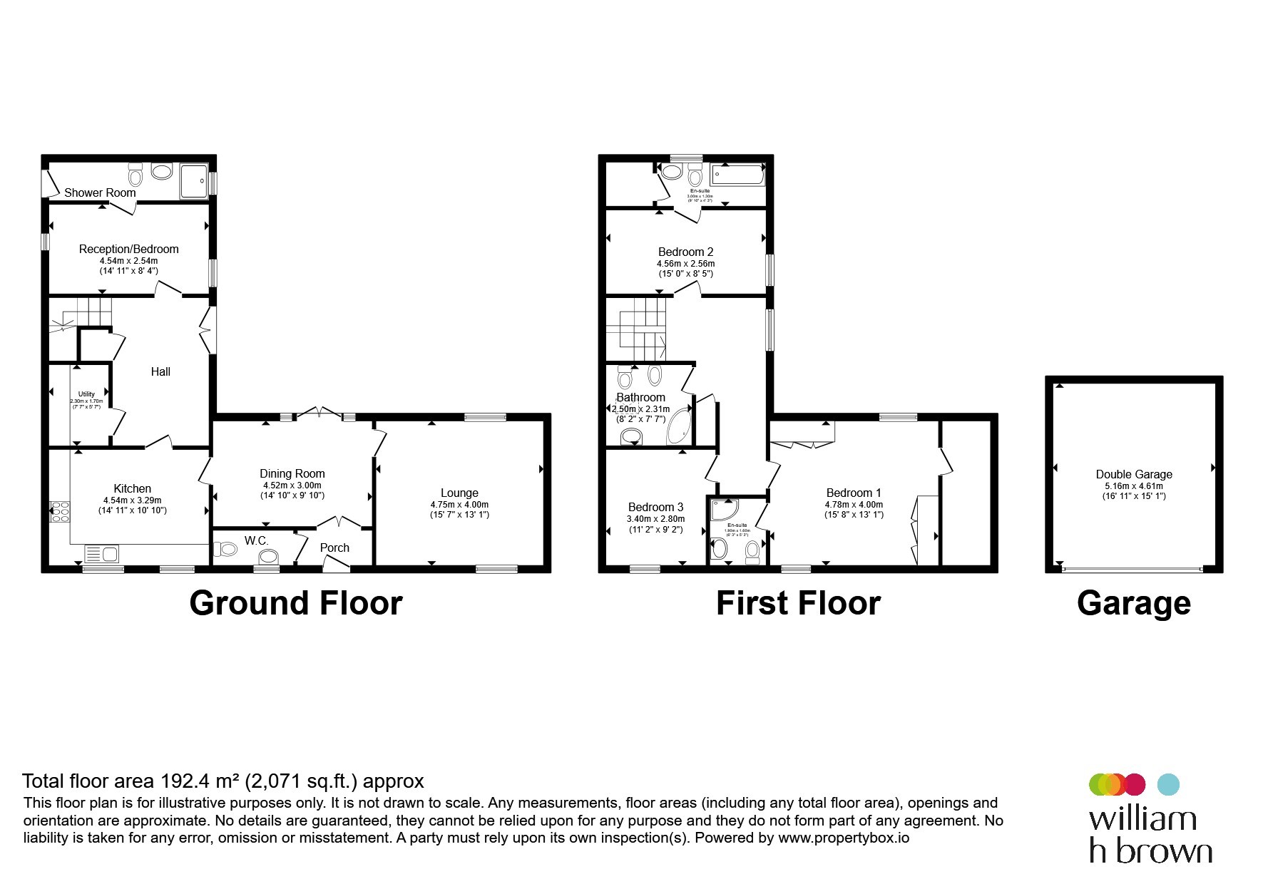 1, Heath Farm Close, Grantham floorplan
