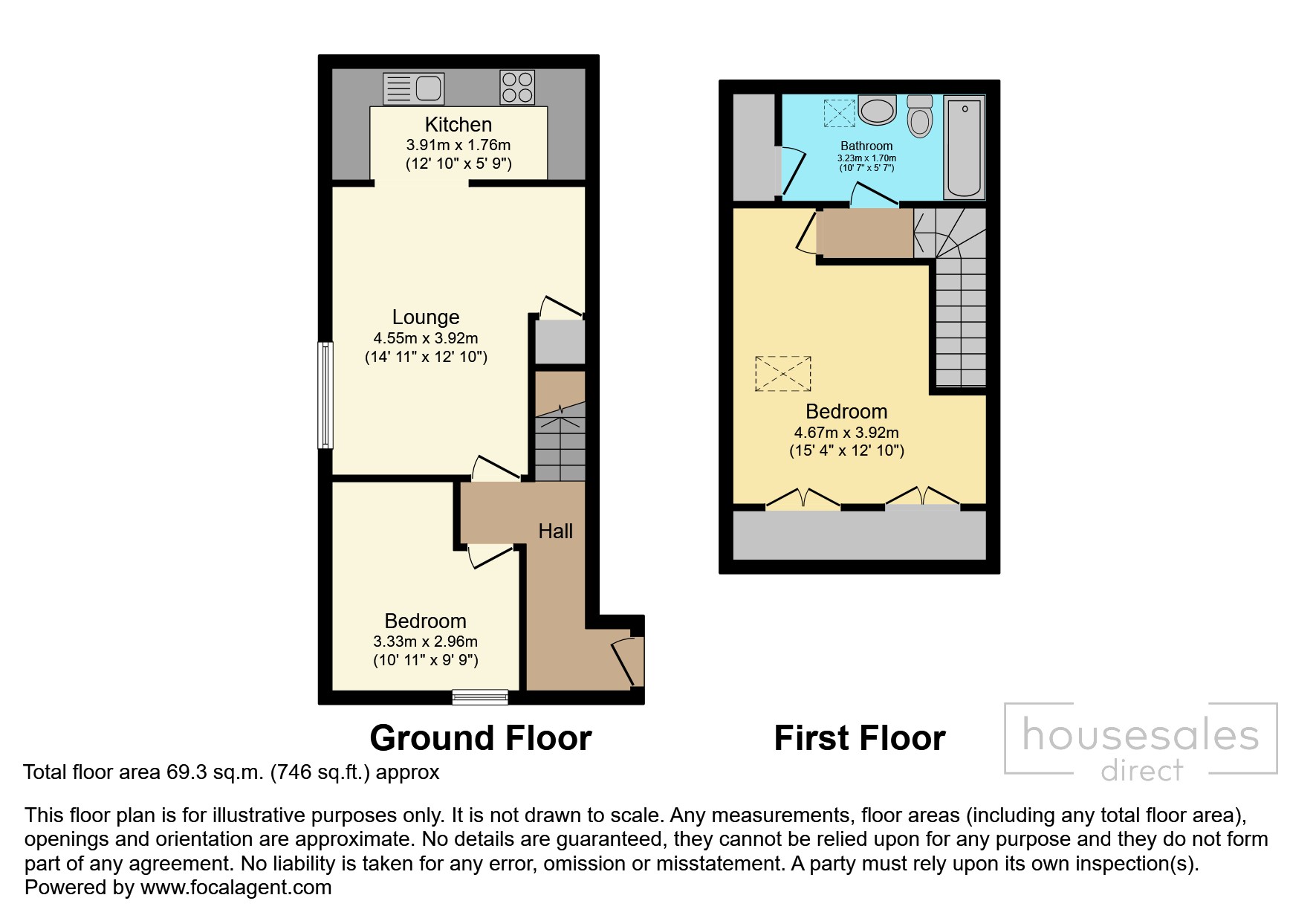 9, Kensington Court, Nantwich floorplan