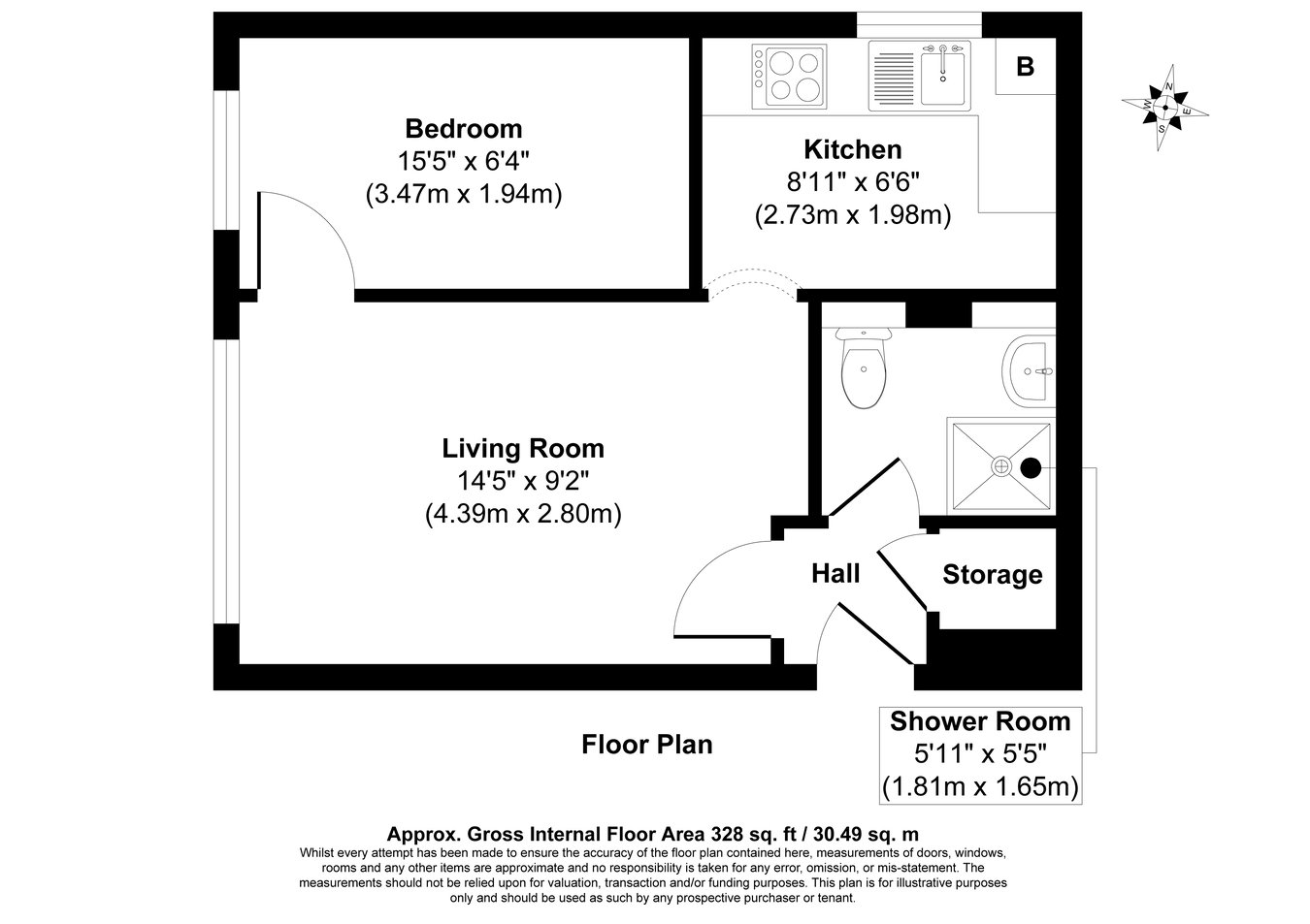 71, Montana Close, South Croydon floorplan