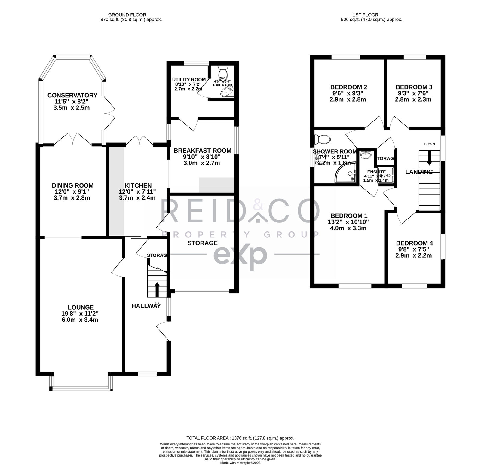 21, Higher Greenfield, Preston floorplan