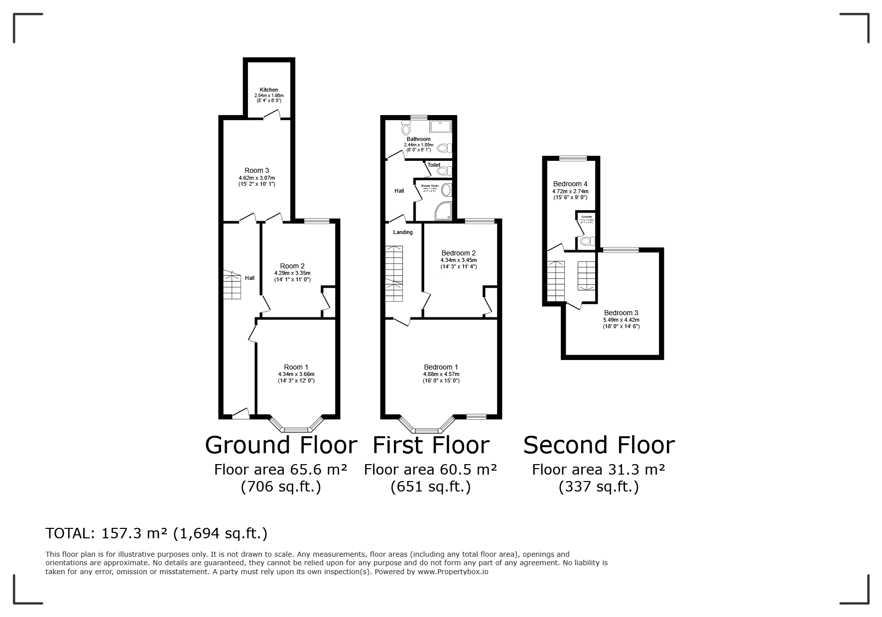 53, Victoria Crescent, Eccles floorplan