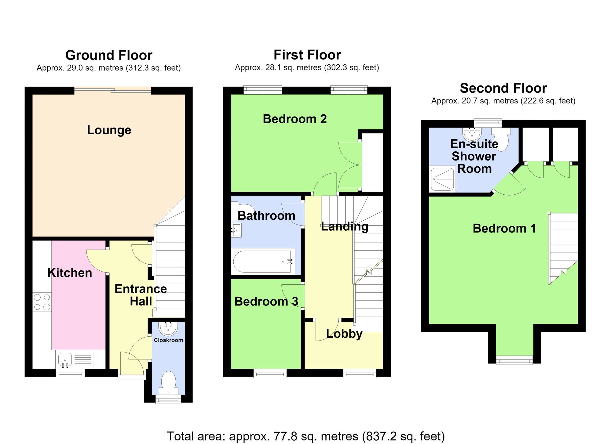 11 Lady Jane Franklin Drive, Spilsby floorplan