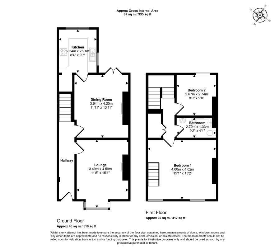 Kent Road, Blackpool floorplan