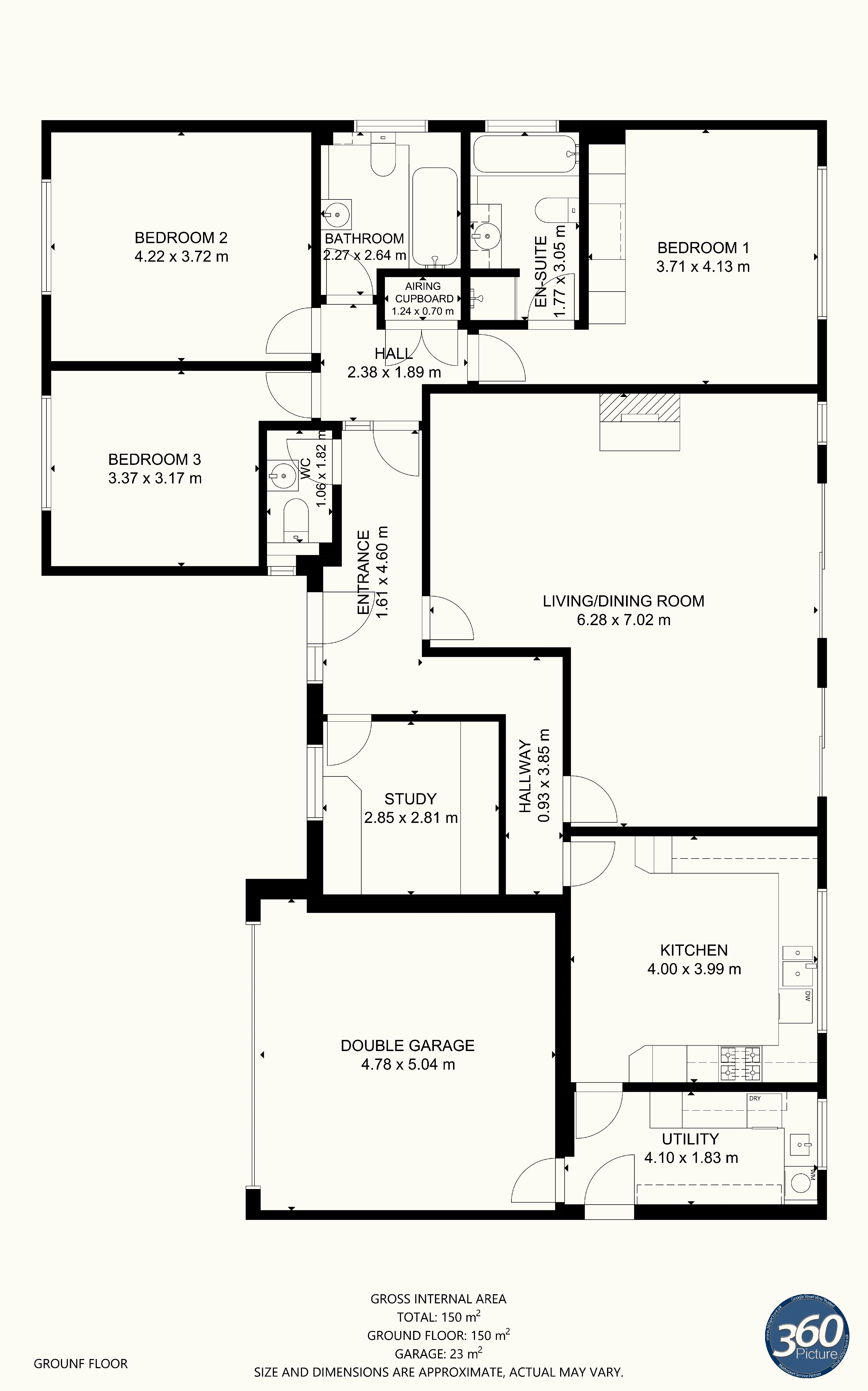 Millfield Drive, Market Drayton TF9, 3 bedroom detached bungalow for