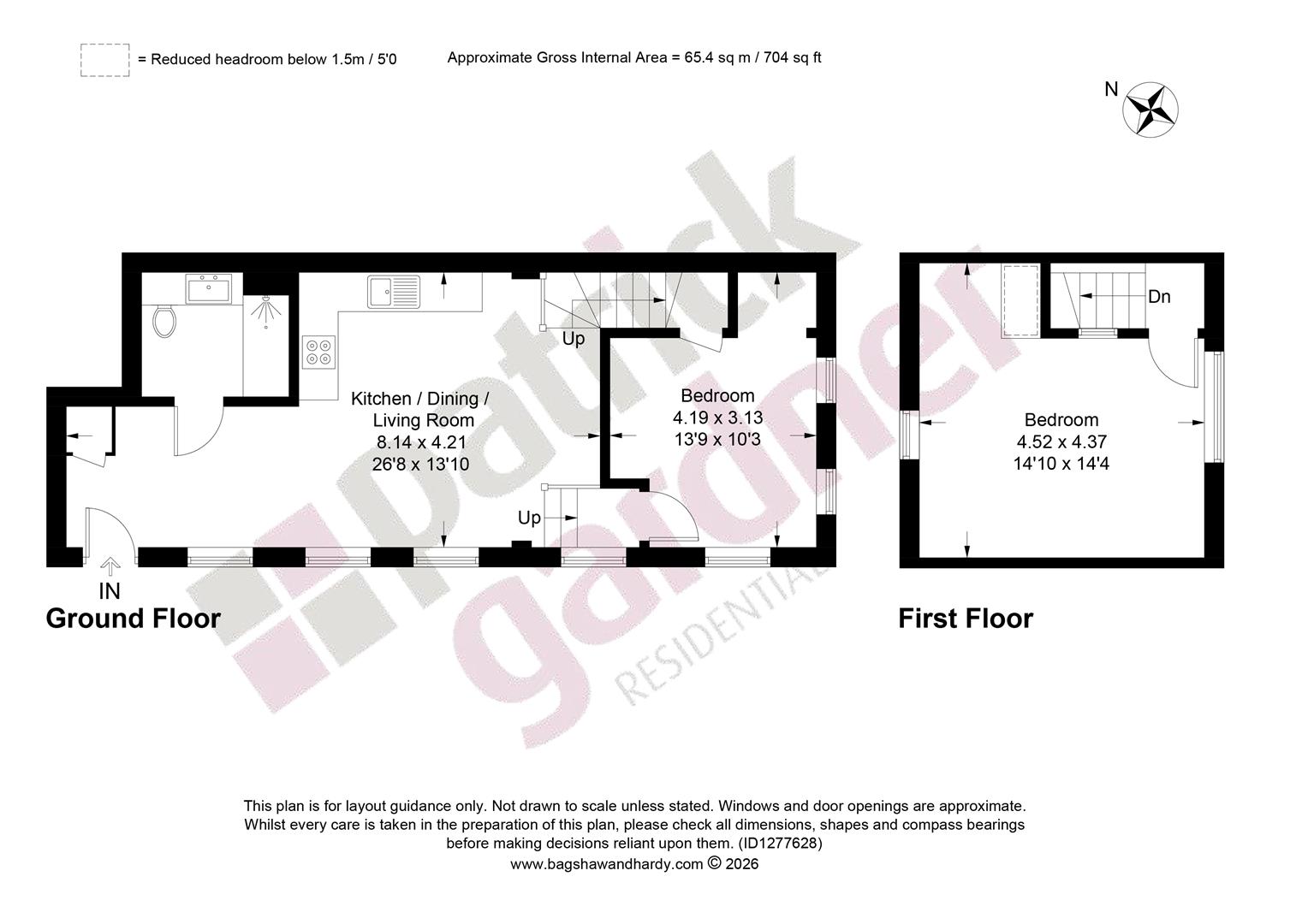 5A, Elm Road, Leatherhead floorplan