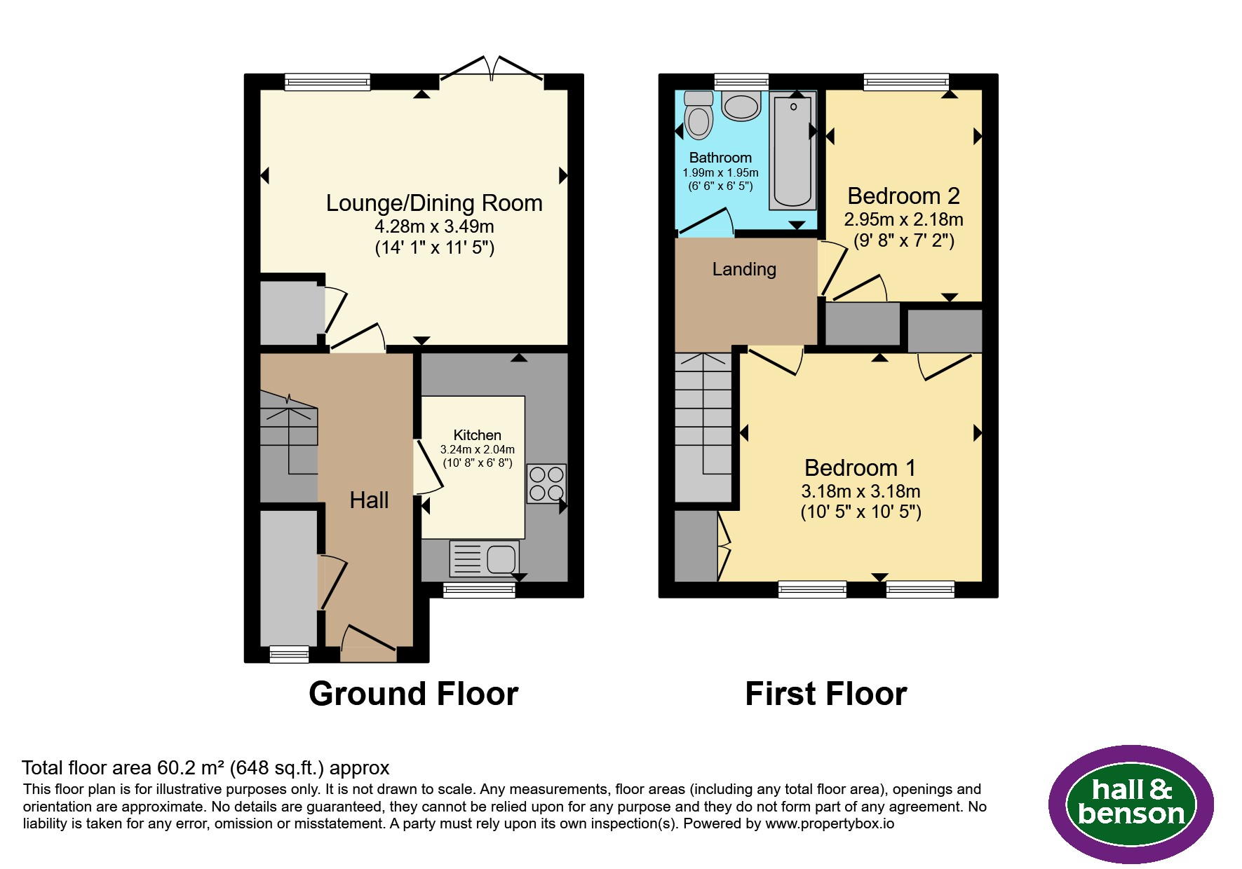 65, Saxelby Close, Alfreton floorplan