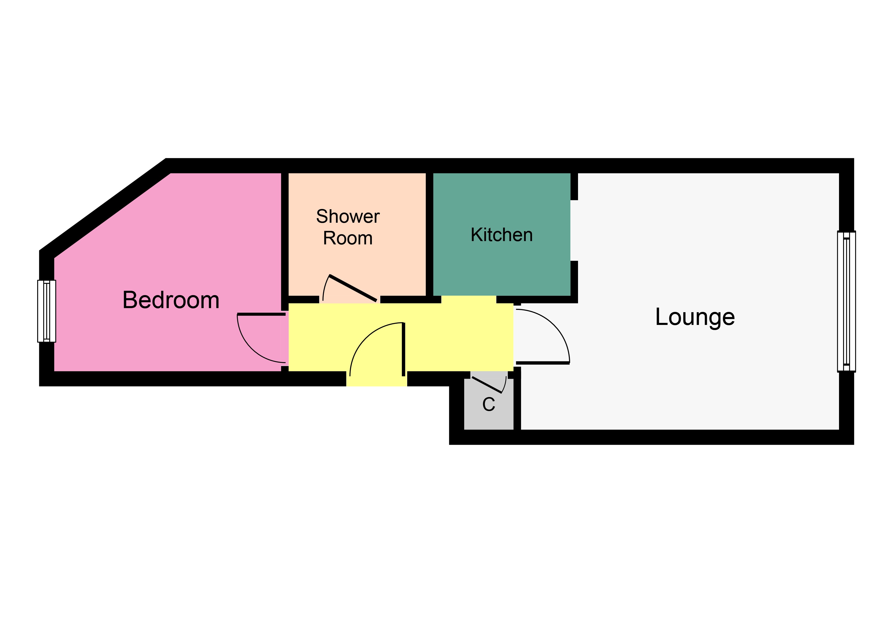 1 Bedrooms Flat for sale in Castle Street, Port Bannatyne, Isle Of Bute PA20