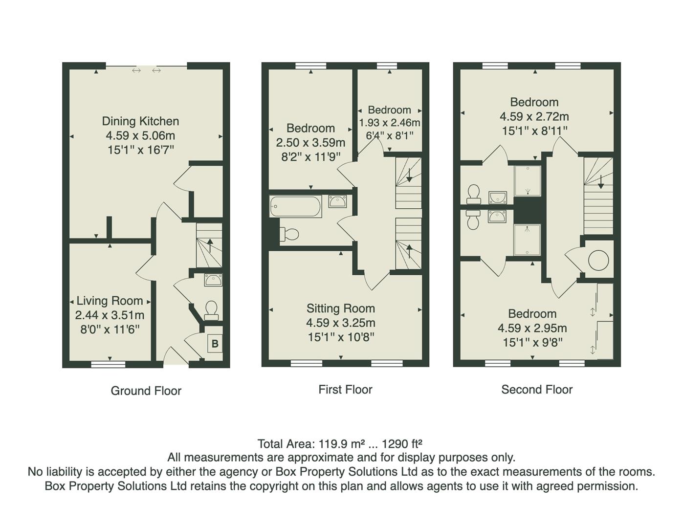 10, Scalebor Gardens, Burley in Wharfdale floorplan