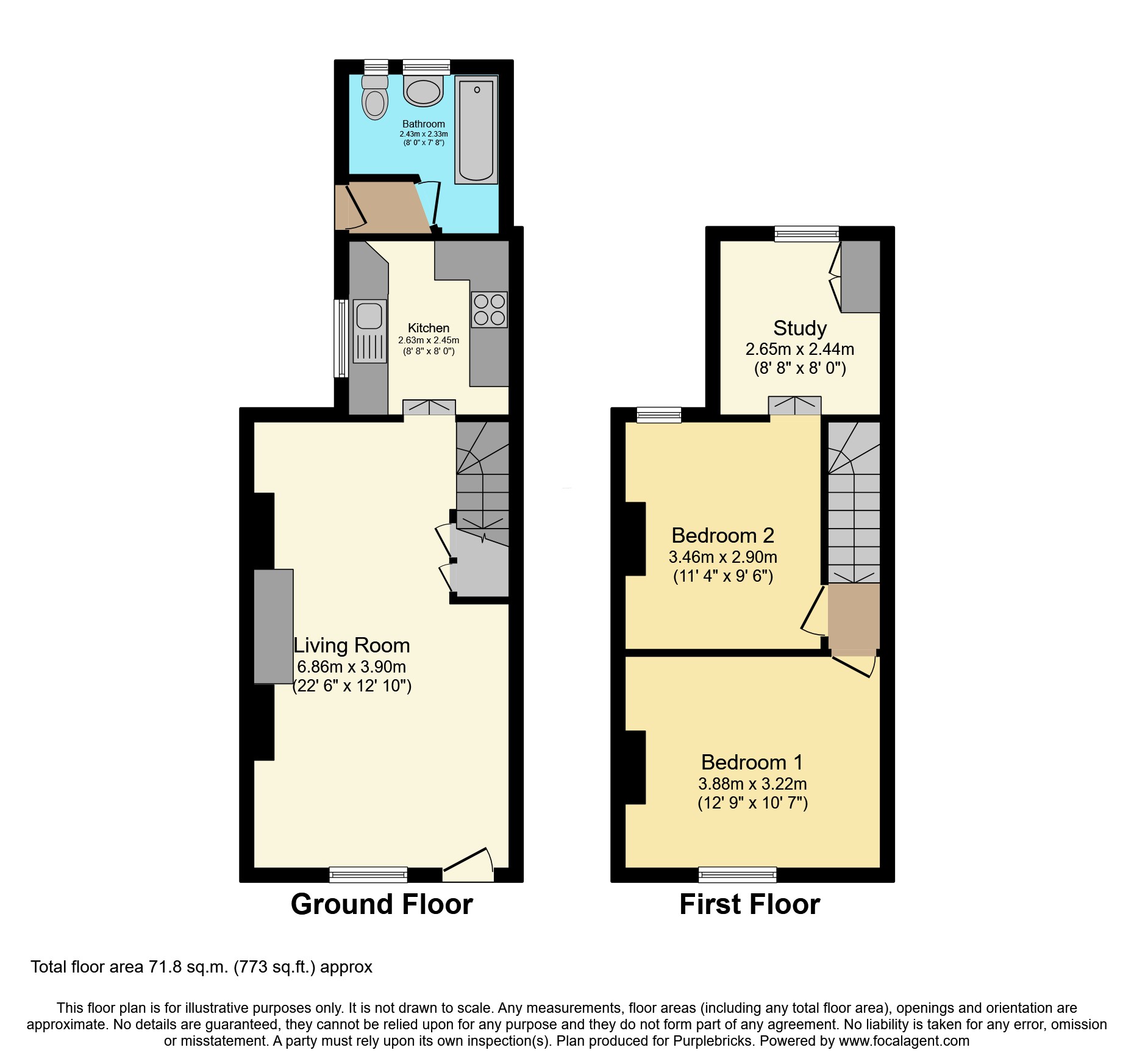 39, London Road, Wallington floorplan