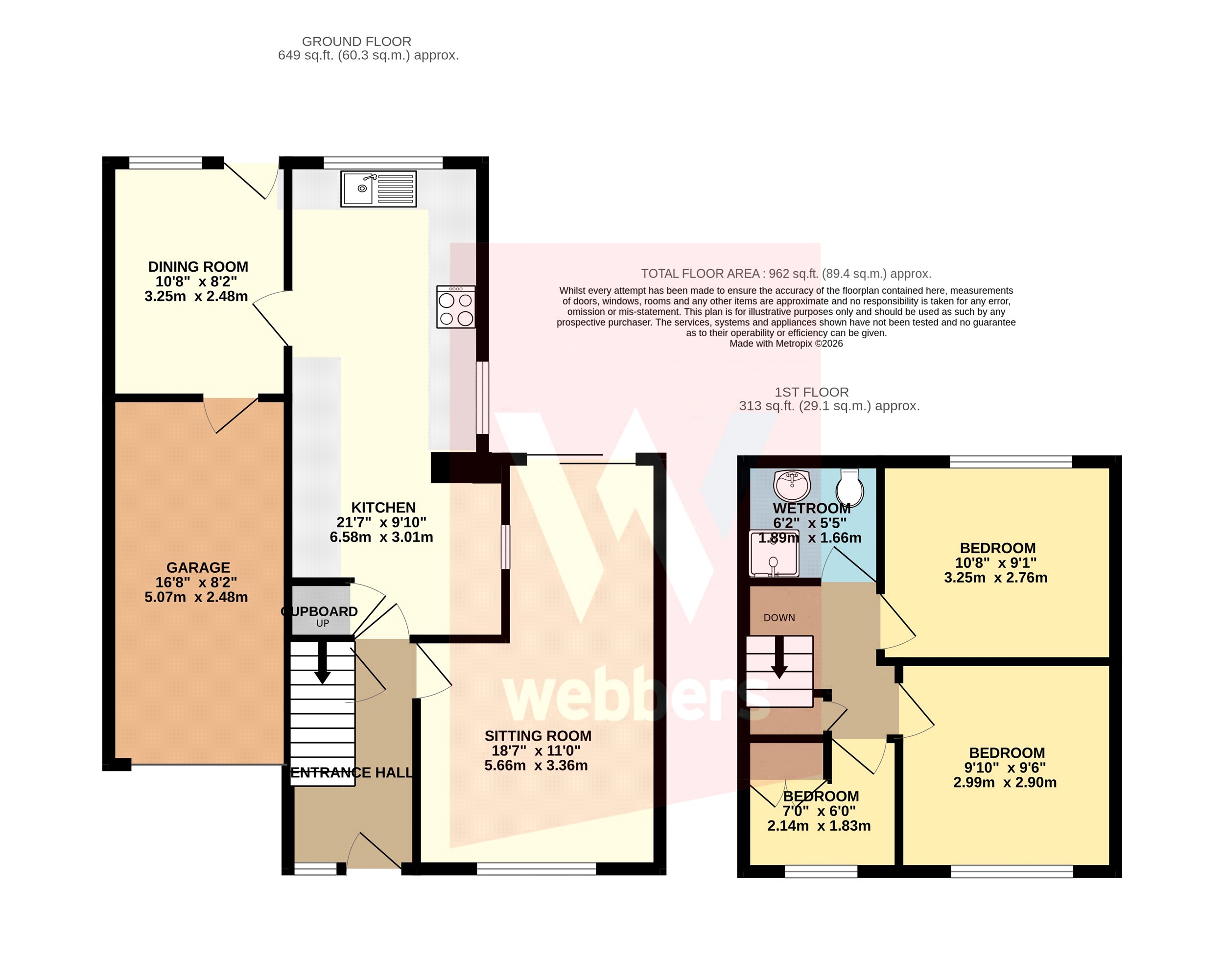 16 Burwood Road, Torrington Devon, Devon floorplan