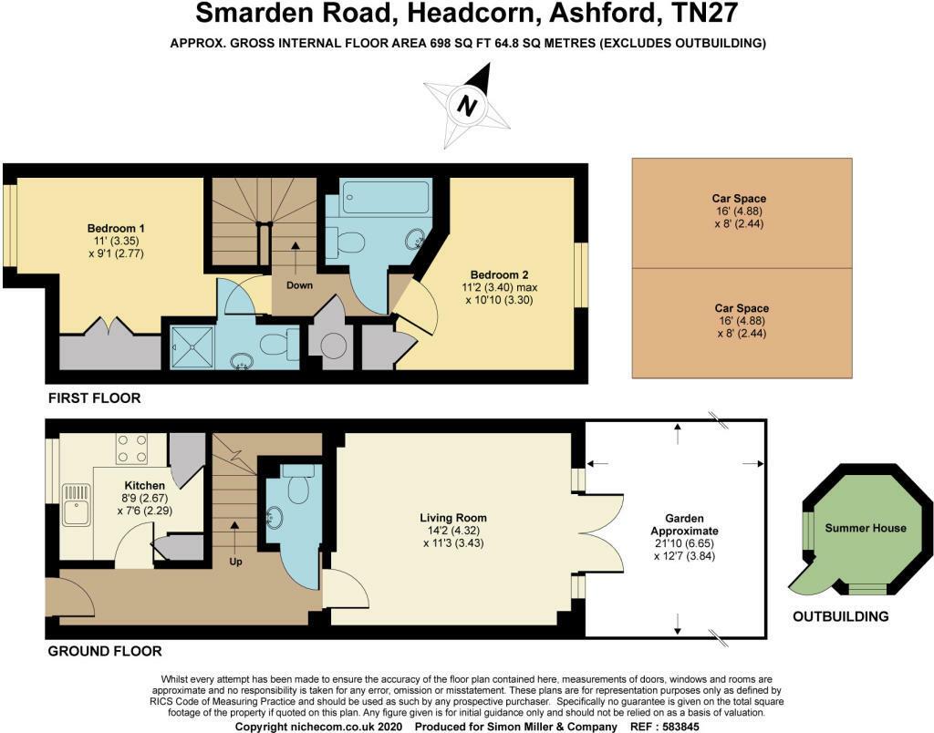 4 The Terrace, Smarden Road, Ashford floorplan