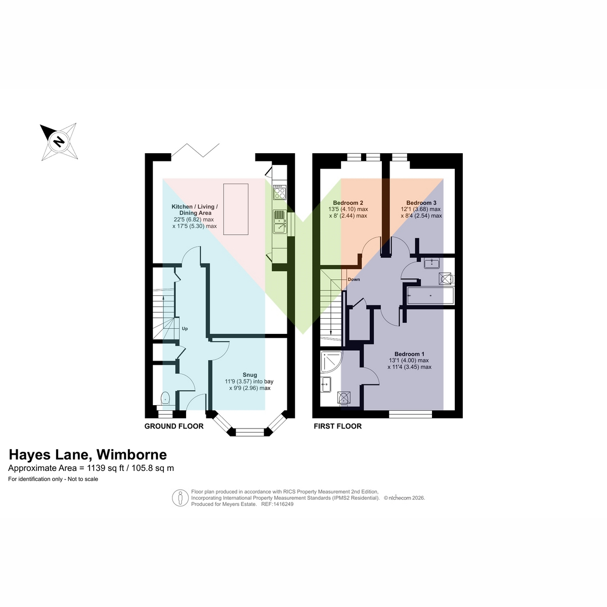 Foxcroft Cottage, 6b Hayes Lane, Wimborne floorplan