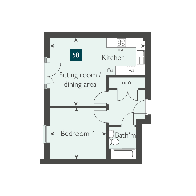 58, Old Ham Lane, Maidstone floorplan