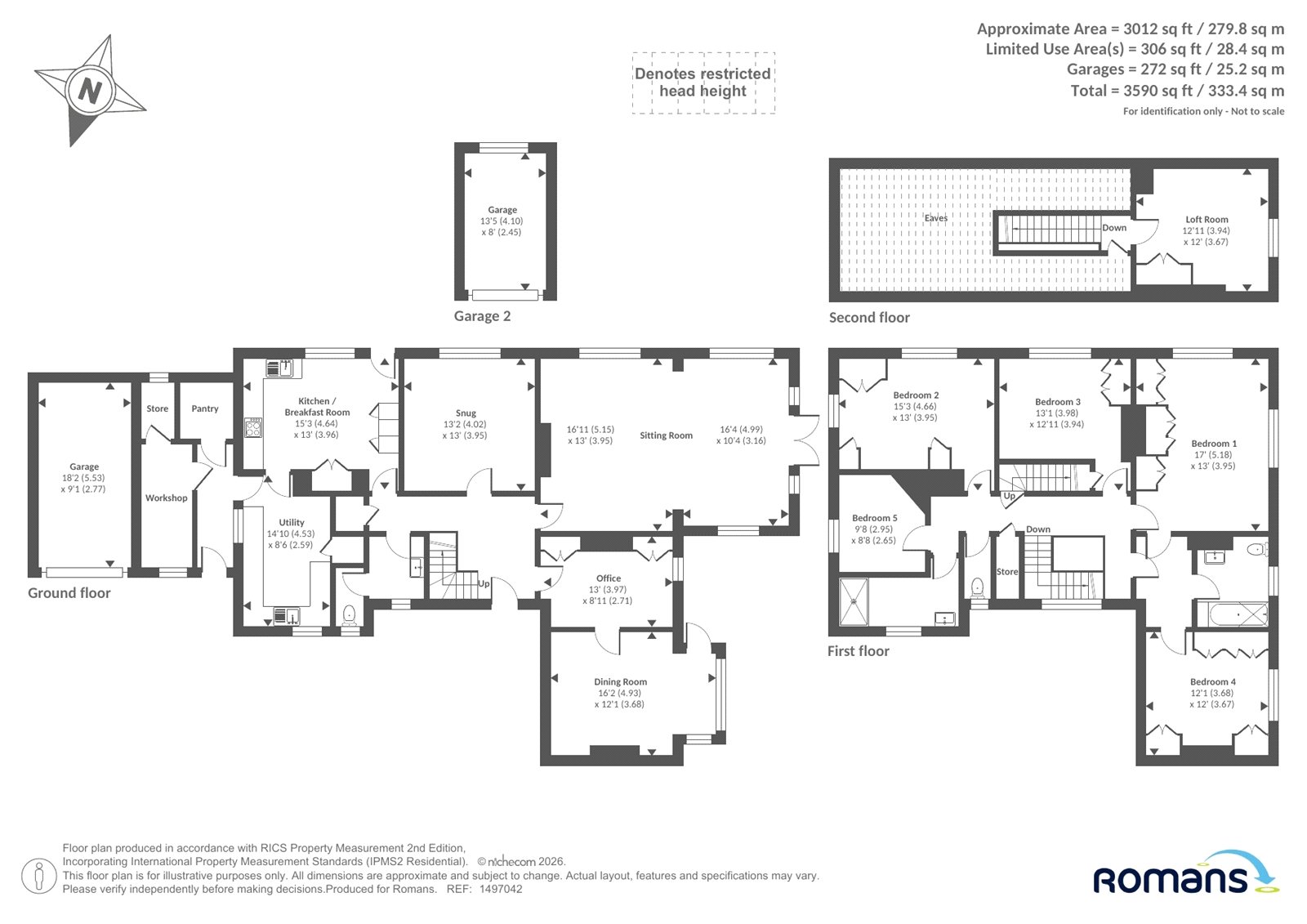 Chobham Ridges, 56, The Maultway, Surrey floorplan