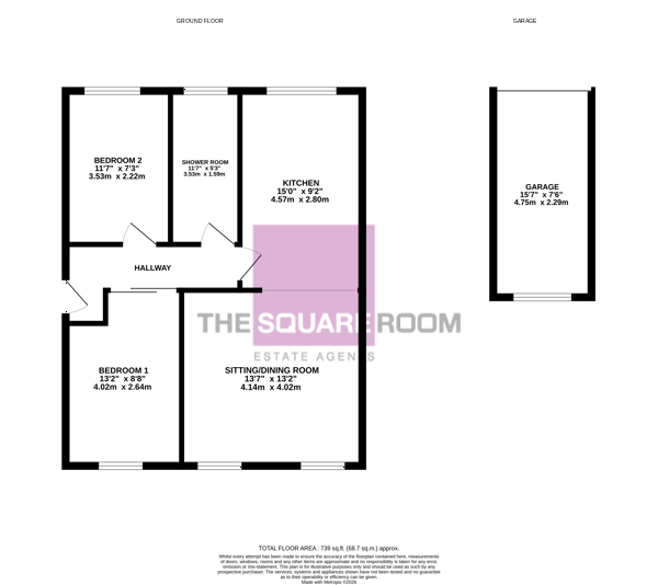 Flat 10, Bleasdale Court, Fleetwood floorplan