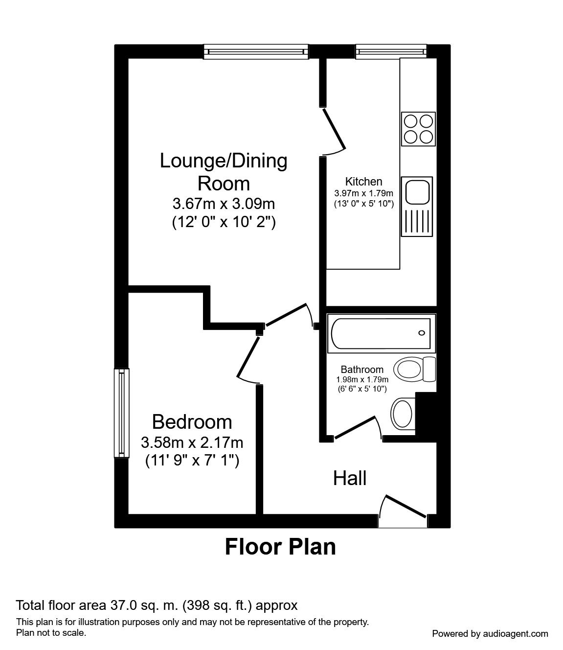 1 Bedrooms Flat to rent in Avenham Lane, Preston PR1