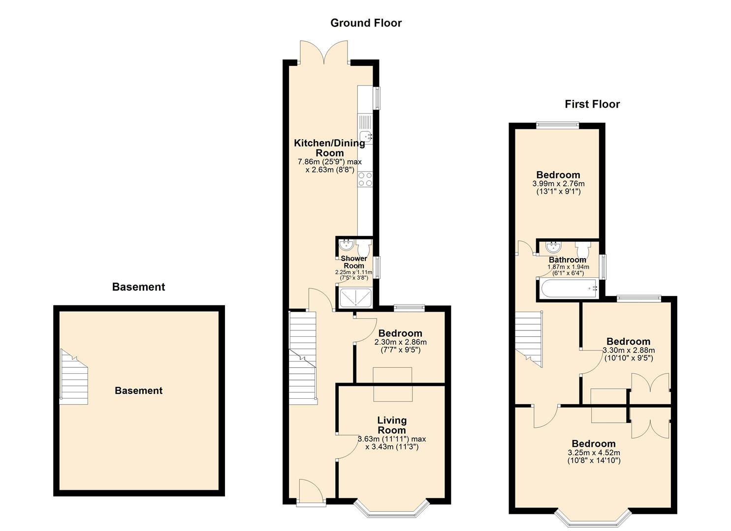 265, Marlborough Road, Gillingham floorplan