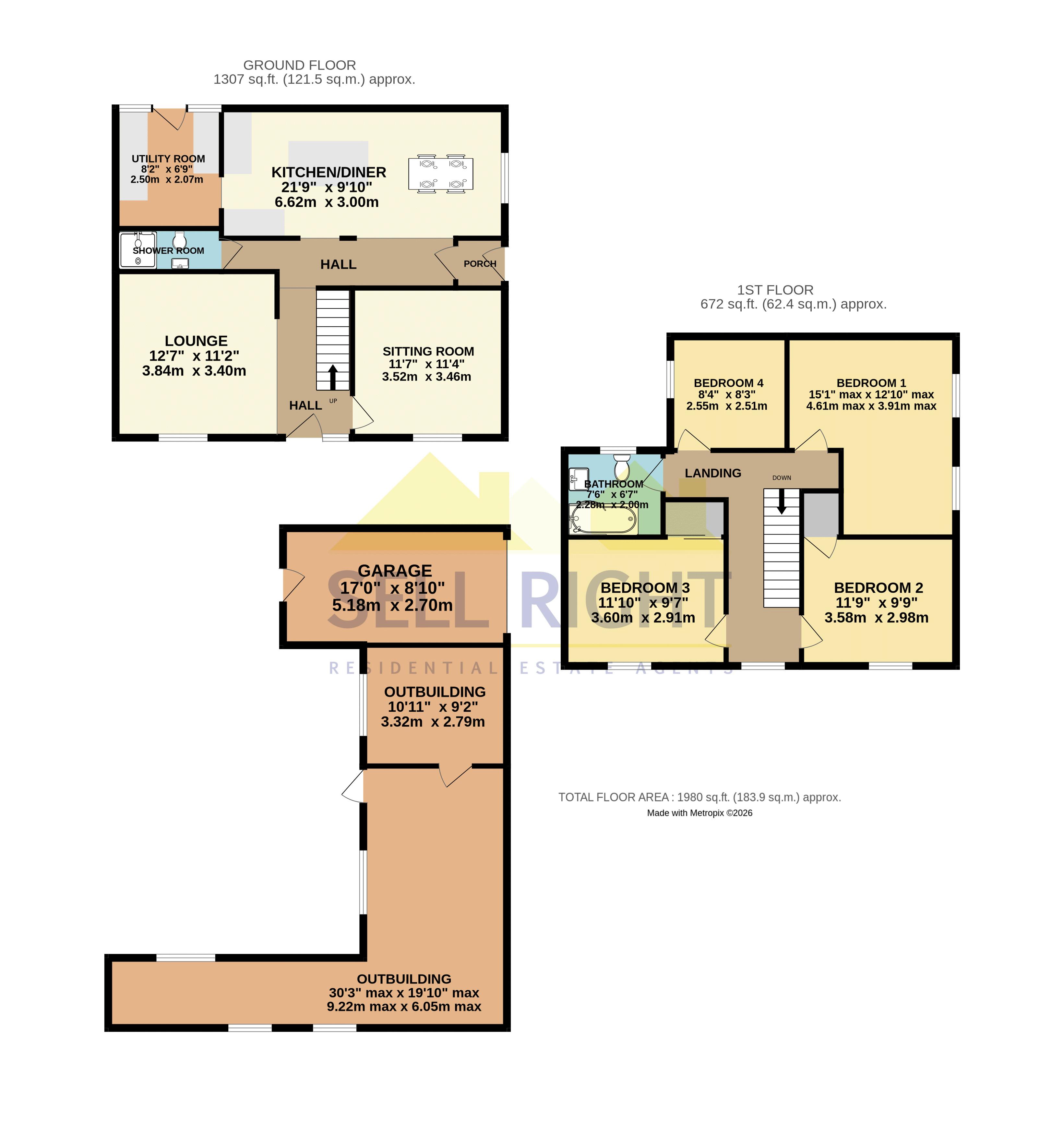 9, Edmund Street, Porth floorplan