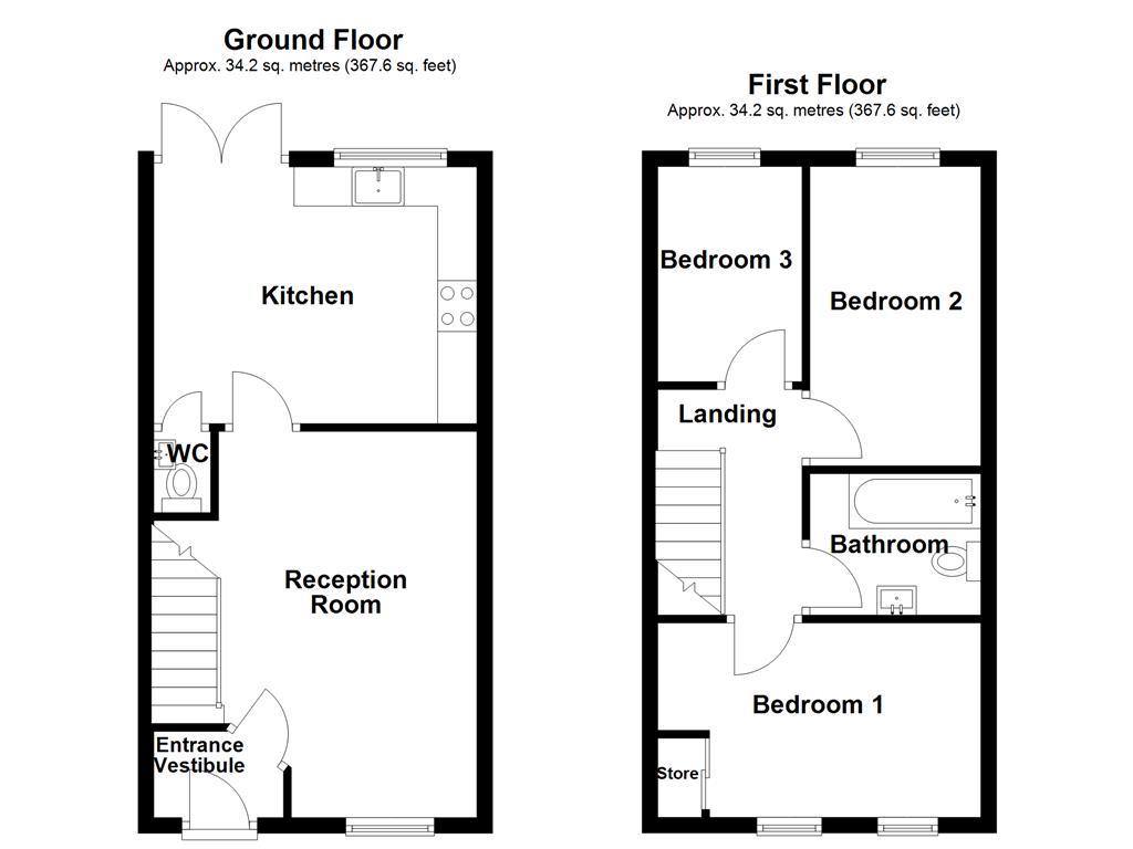 8, Finisher Close, Rochdale floorplan