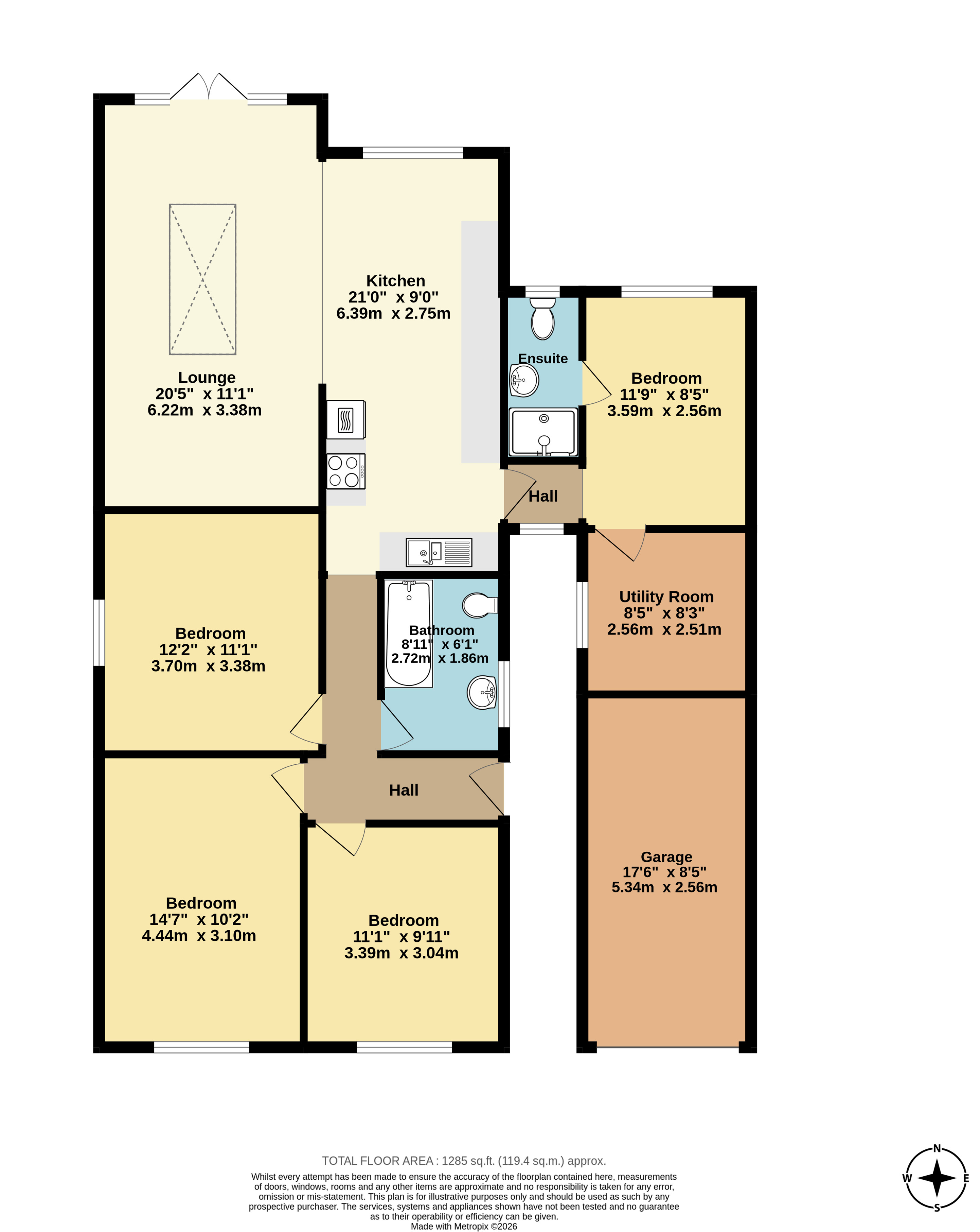 20, Colewood Road, Whitstable floorplan