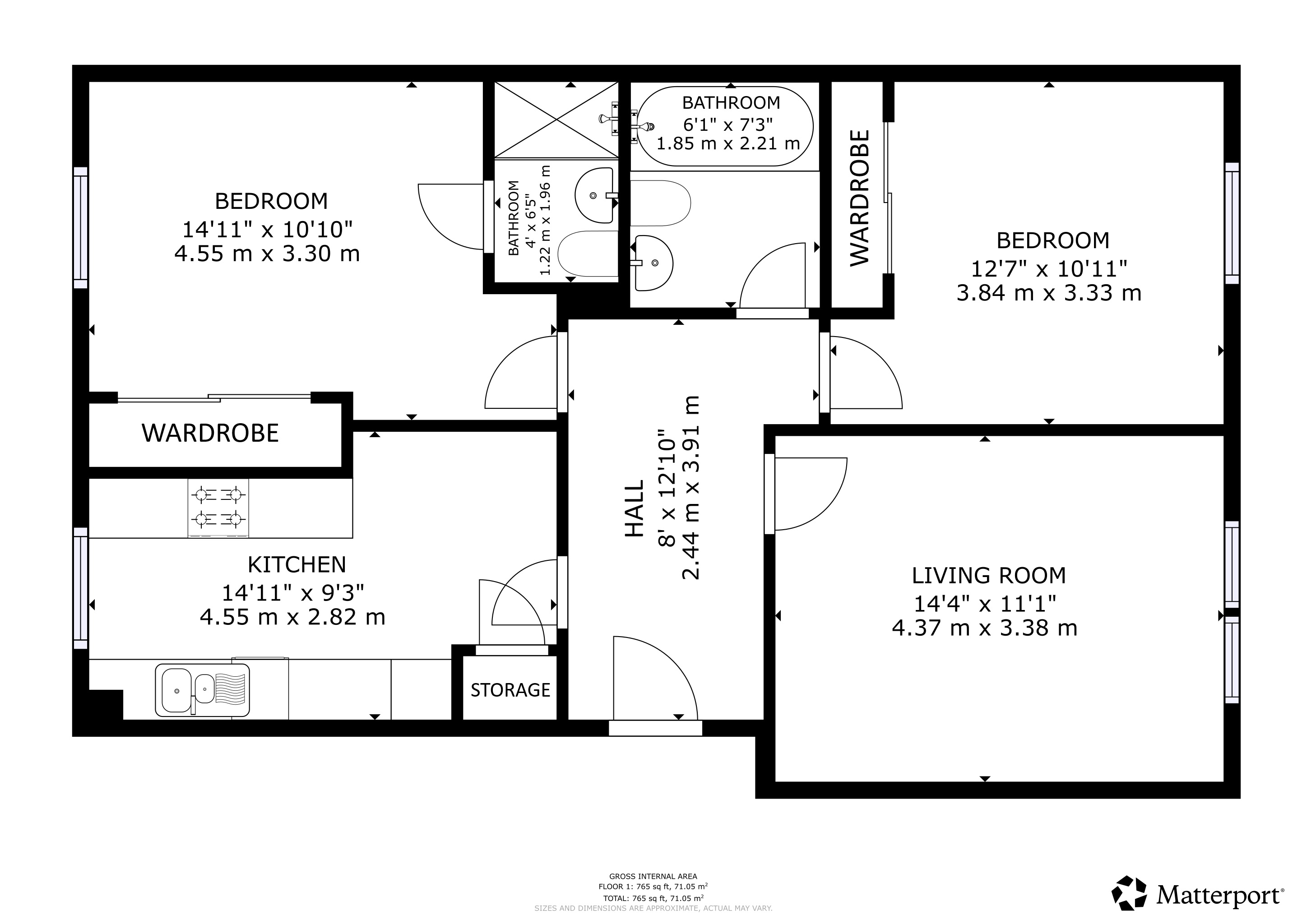 57, Strathcona Drive, Flat 0/2, Anniesland floorplan