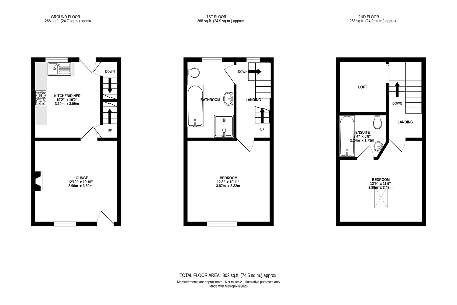 4, Hollins Avenue, Buxton floorplan