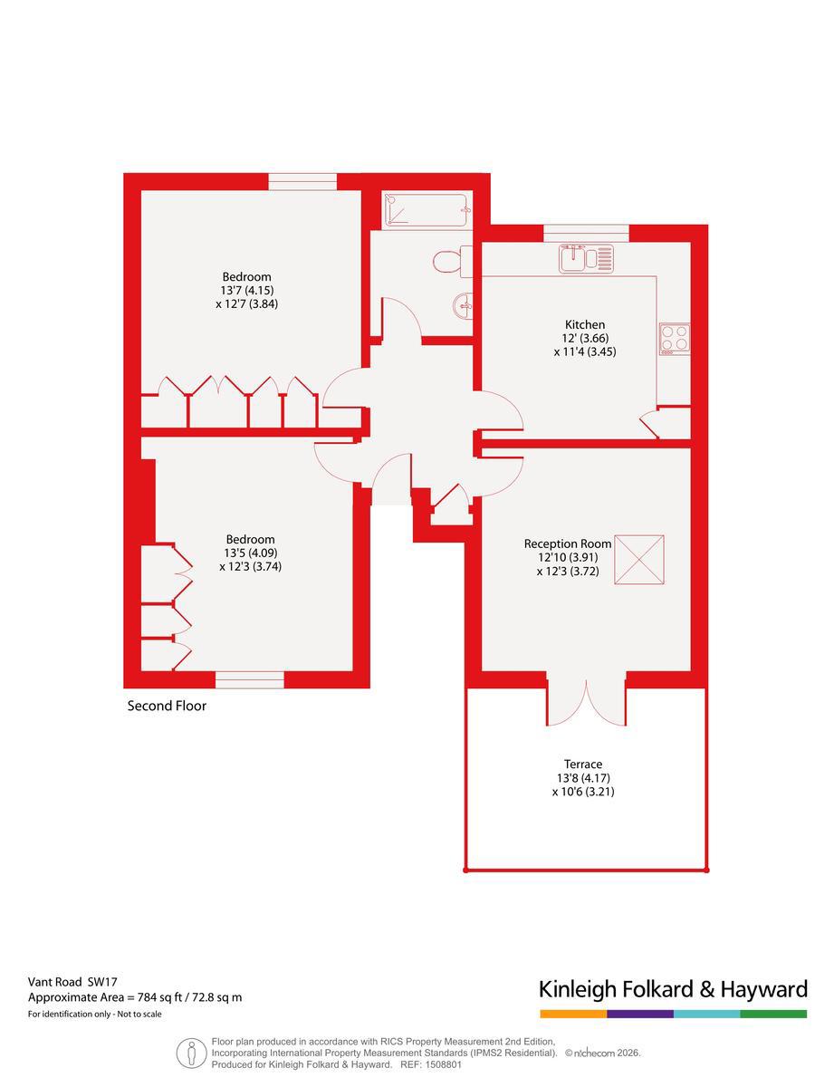 Flat 7, 30, Vant Road, London floorplan
