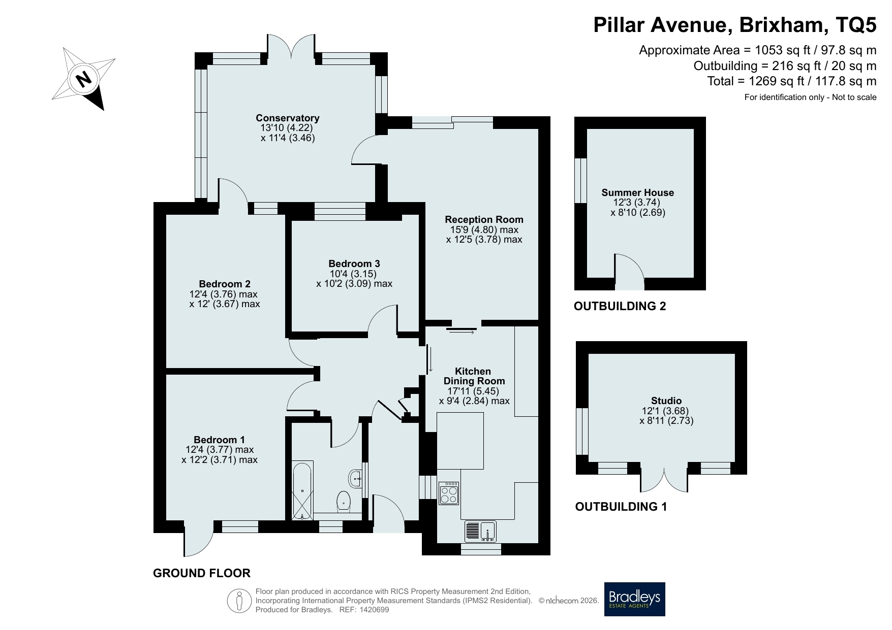 43, Pillar Avenue, Devon floorplan