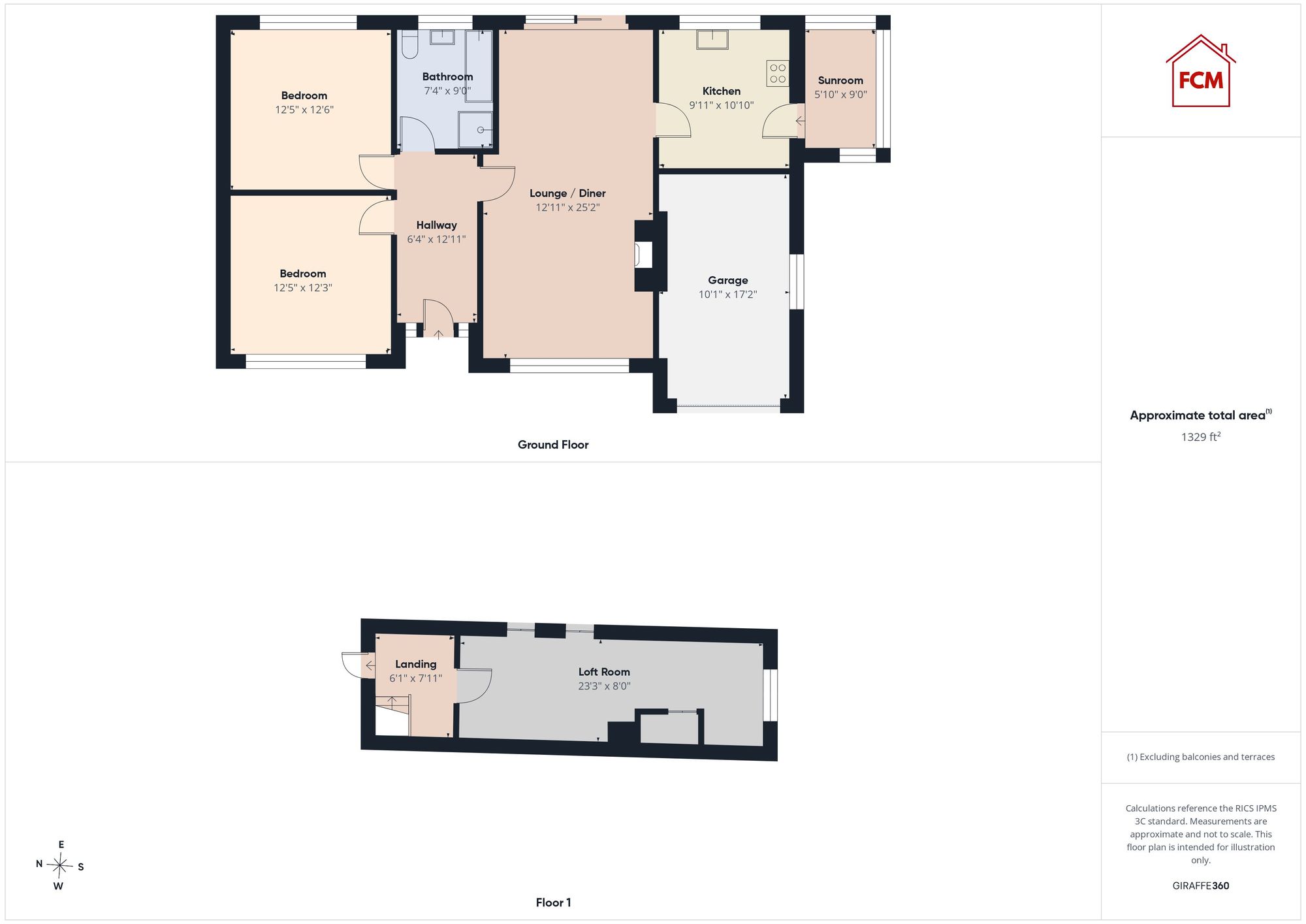 13 Churchill Drive, Whitehaven floorplan