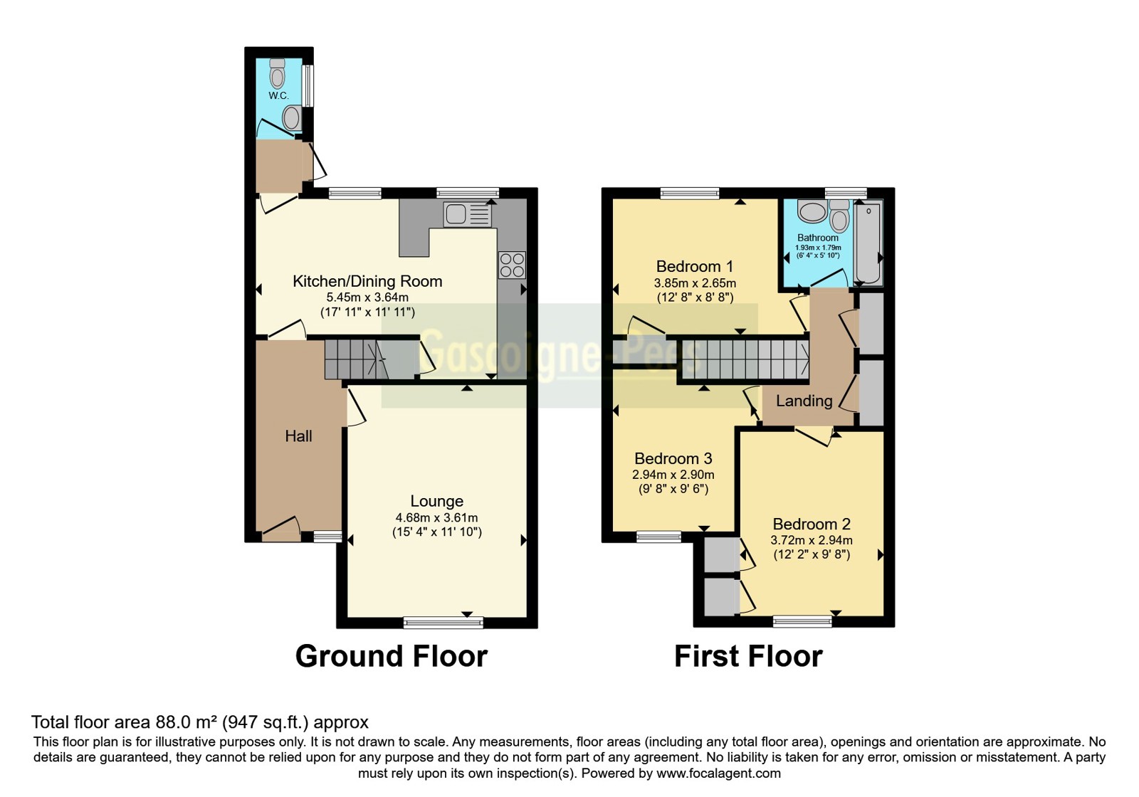 3, Wordsworth Close, Hampshire floorplan