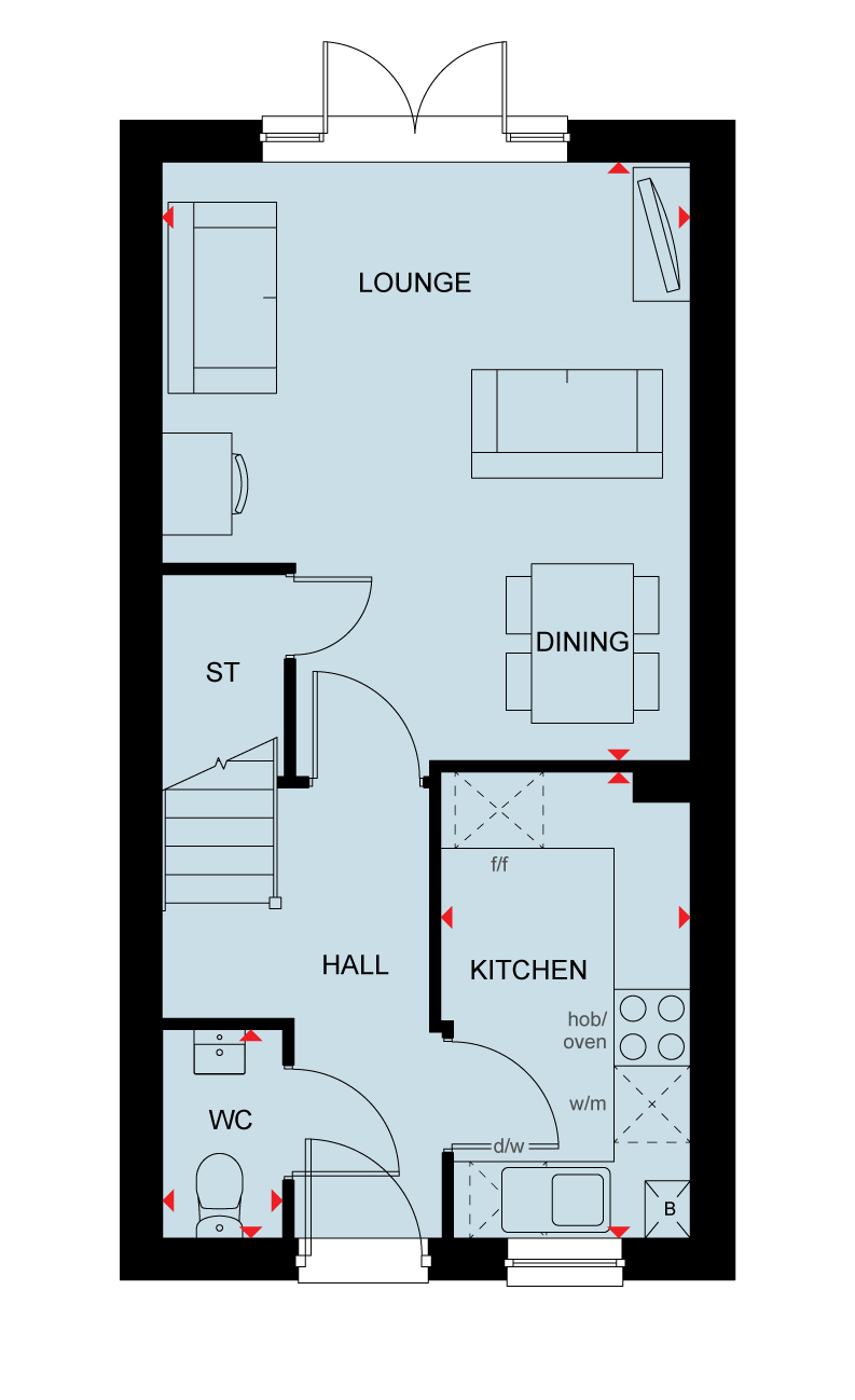 H888515, Eastbourne Road, Uckfield floorplan