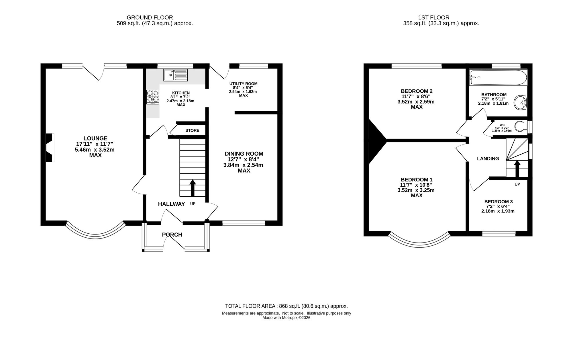 424 Didsbury Road, Stockport floorplan