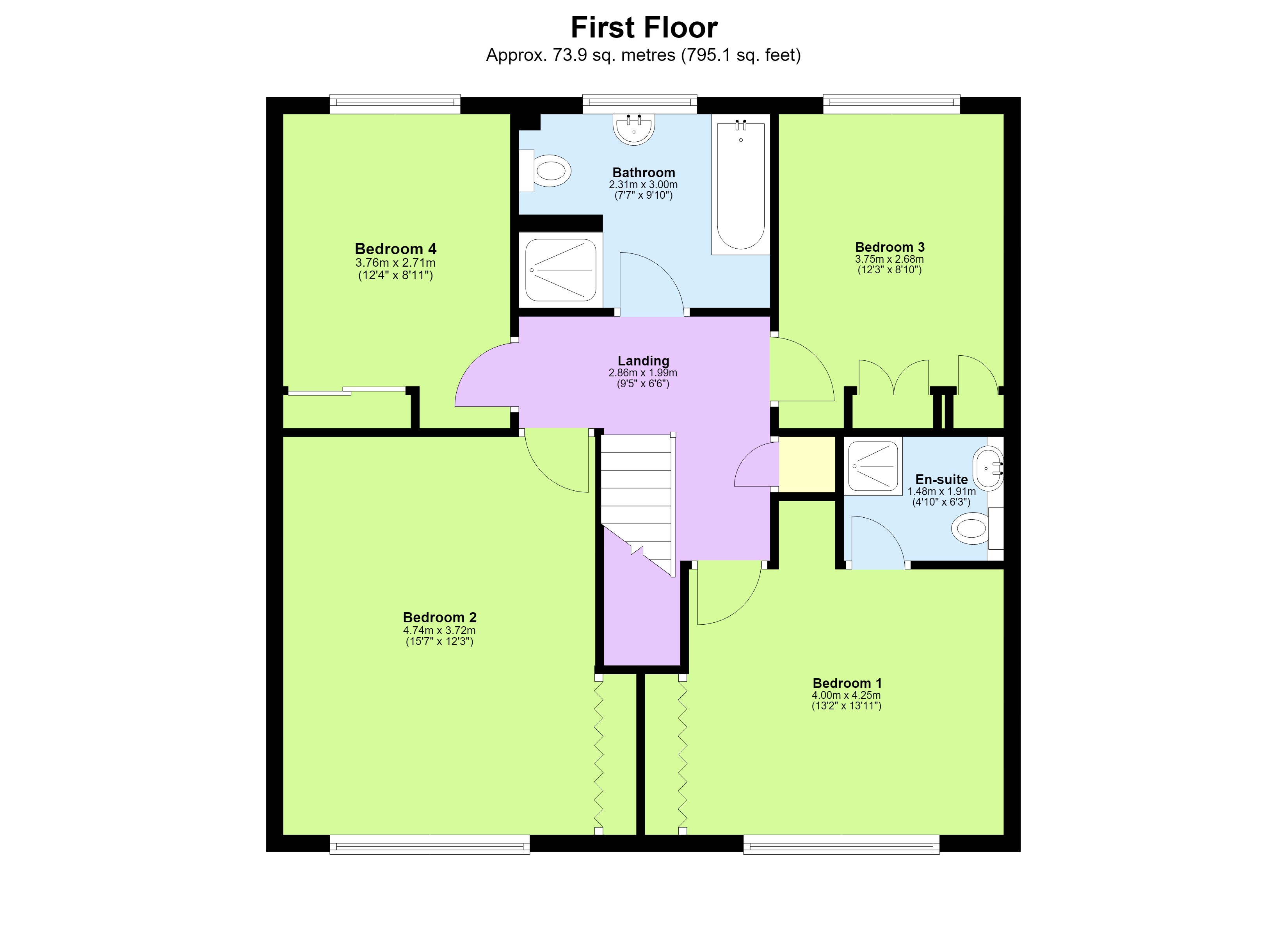 20, Beaumayes Close, Hertfordshire floorplan